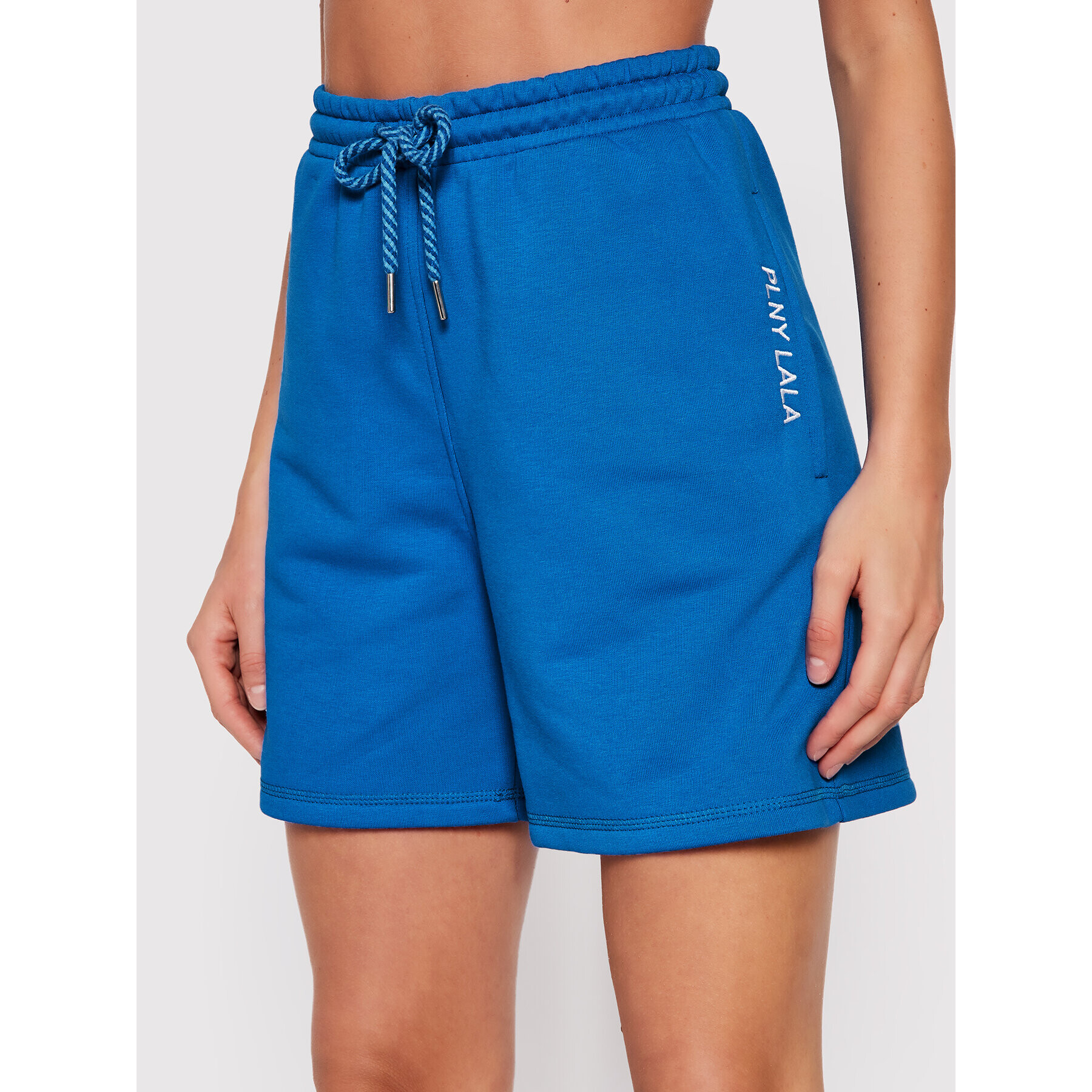 PLNY LALA Sportovní kraťasy Shorty PL-SI-SH-00007 Modrá Loose Fit - Pepit.cz