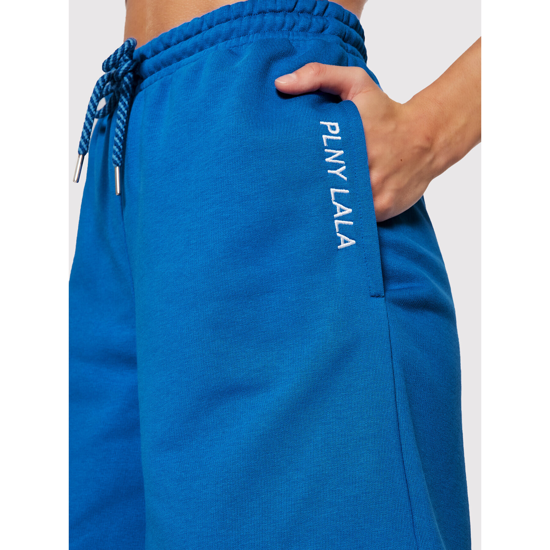 PLNY LALA Sportovní kraťasy Shorty PL-SI-SH-00007 Modrá Loose Fit - Pepit.cz