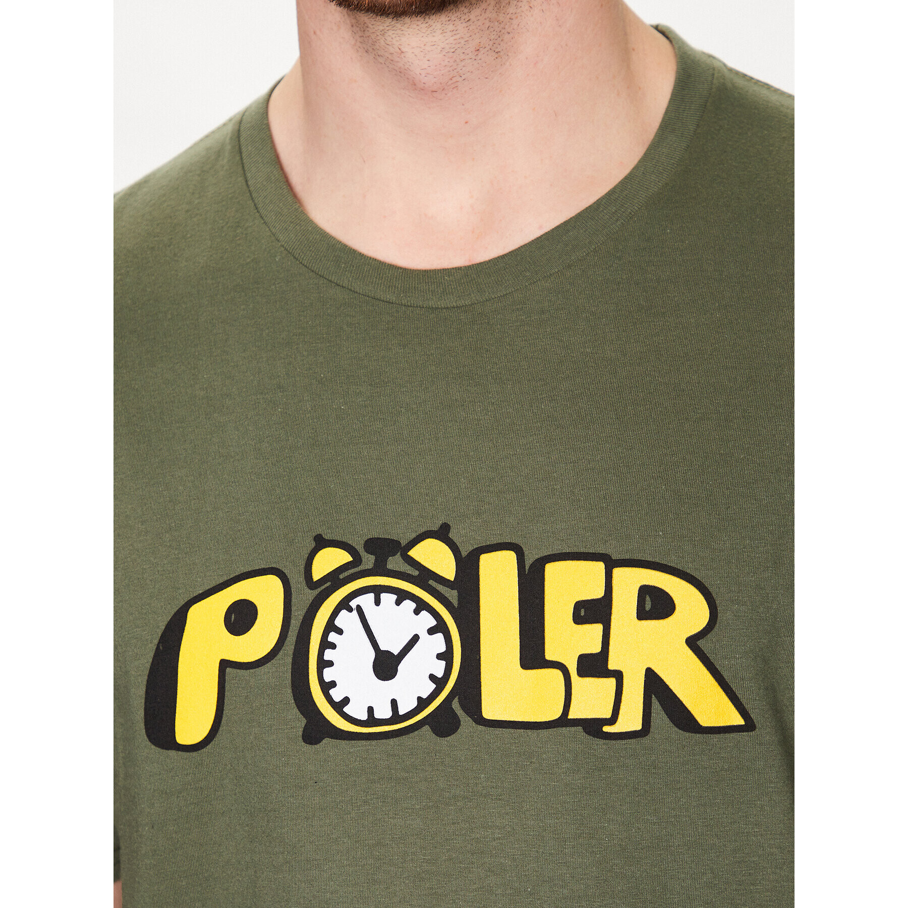 Poler T-Shirt 231APM2001 Zelená Regular Fit - Pepit.cz