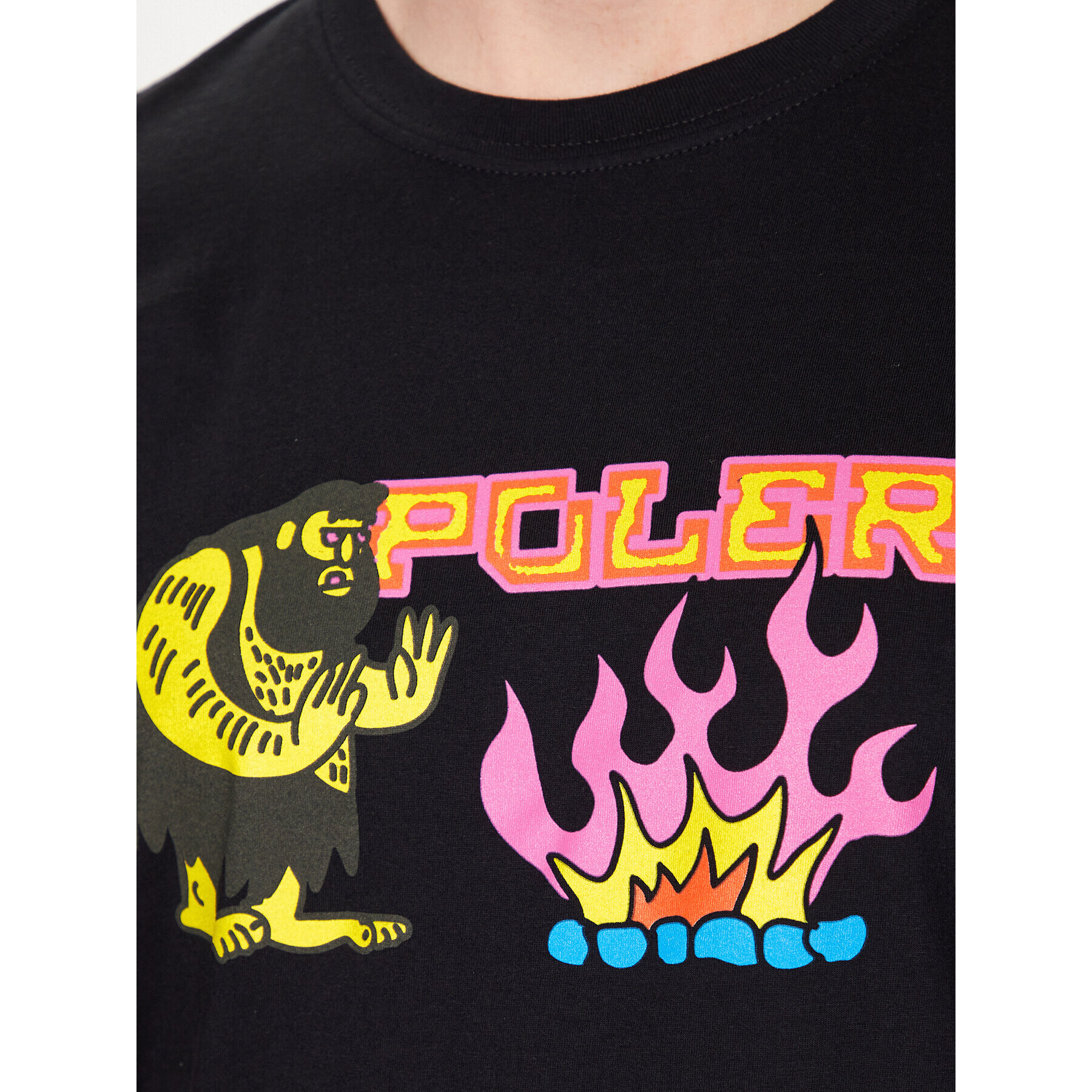 Poler T-Shirt 231APM2003 Černá Regular Fit - Pepit.cz