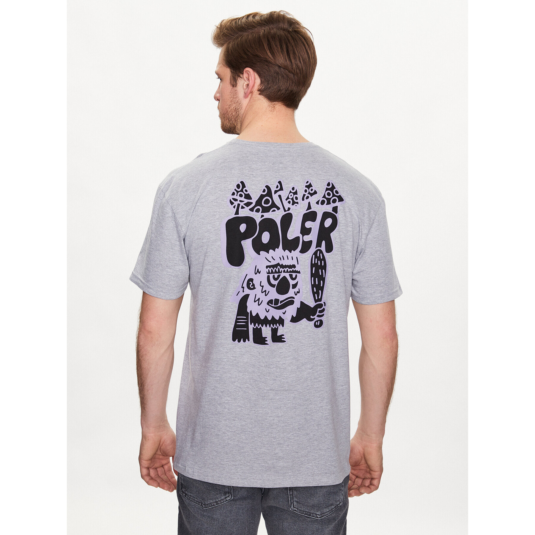 Poler T-Shirt 231APM2006 Šedá Regular Fit - Pepit.cz