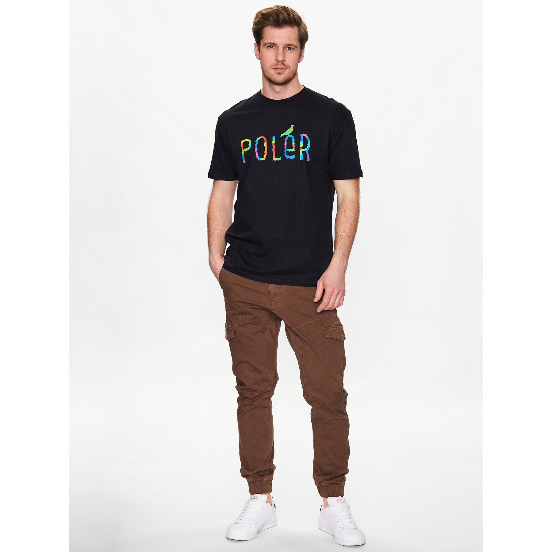 Poler T-Shirt 231CLM2002 Černá Regular Fit - Pepit.cz