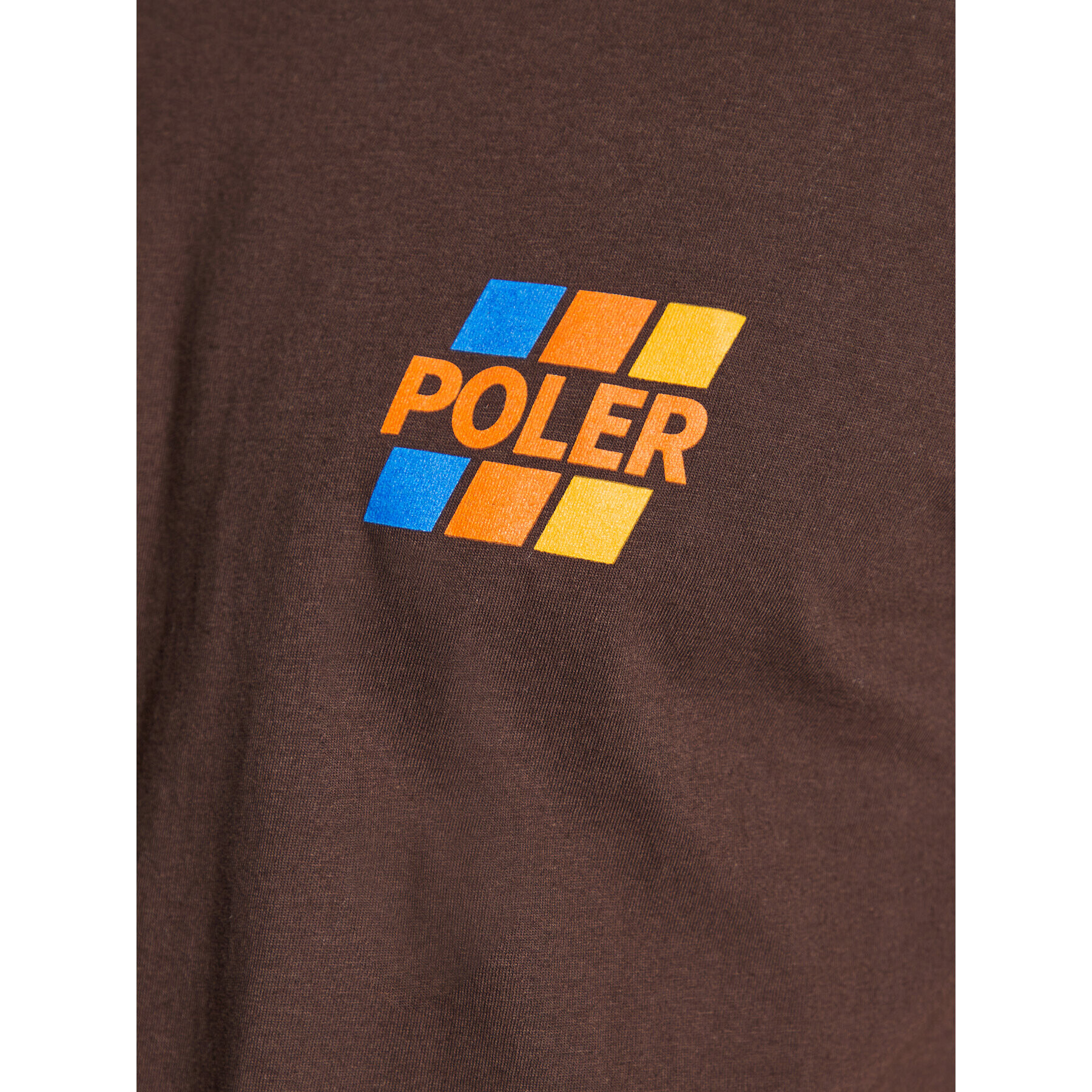 Poler T-Shirt Trd 223APM2001 Hnědá Classic Fit - Pepit.cz