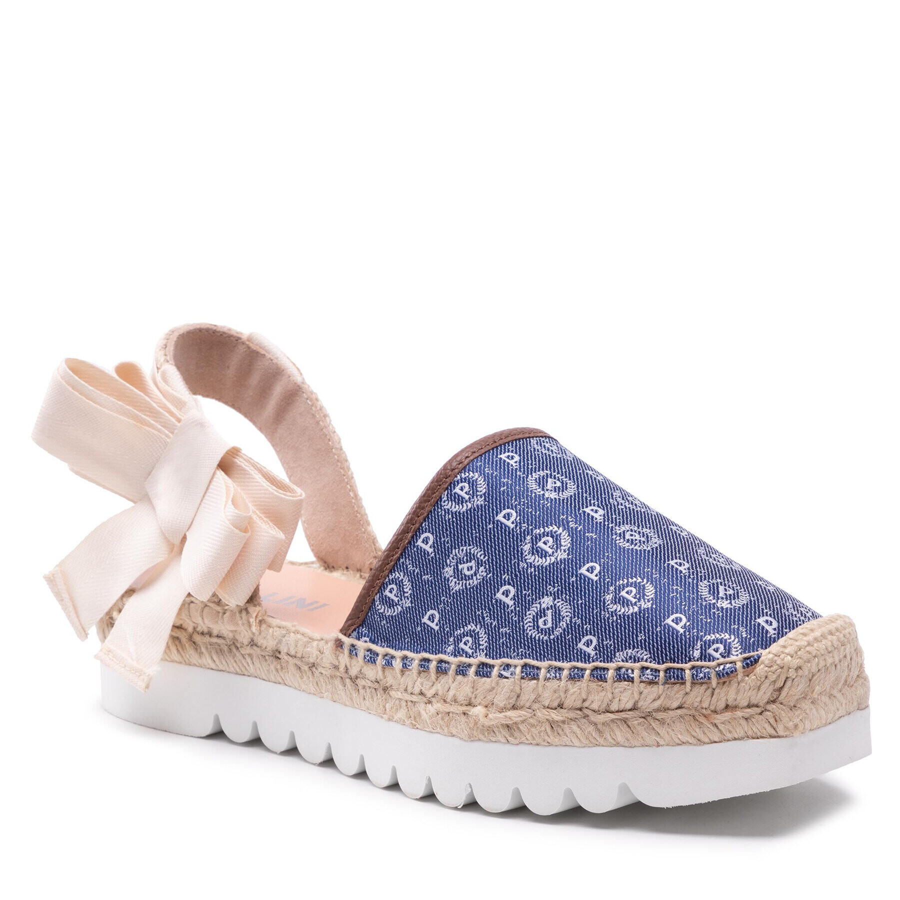 Pollini Espadrilky TA10134G0EQ6D70A Tmavomodrá - Pepit.cz