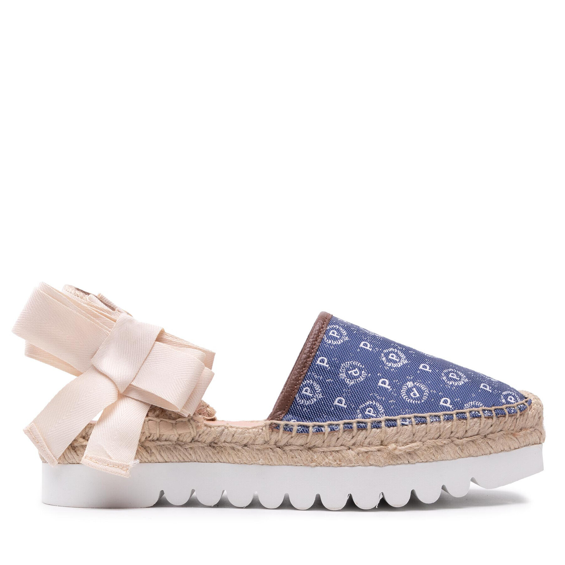 Pollini Espadrilky TA10134G0EQ6D70A Tmavomodrá - Pepit.cz