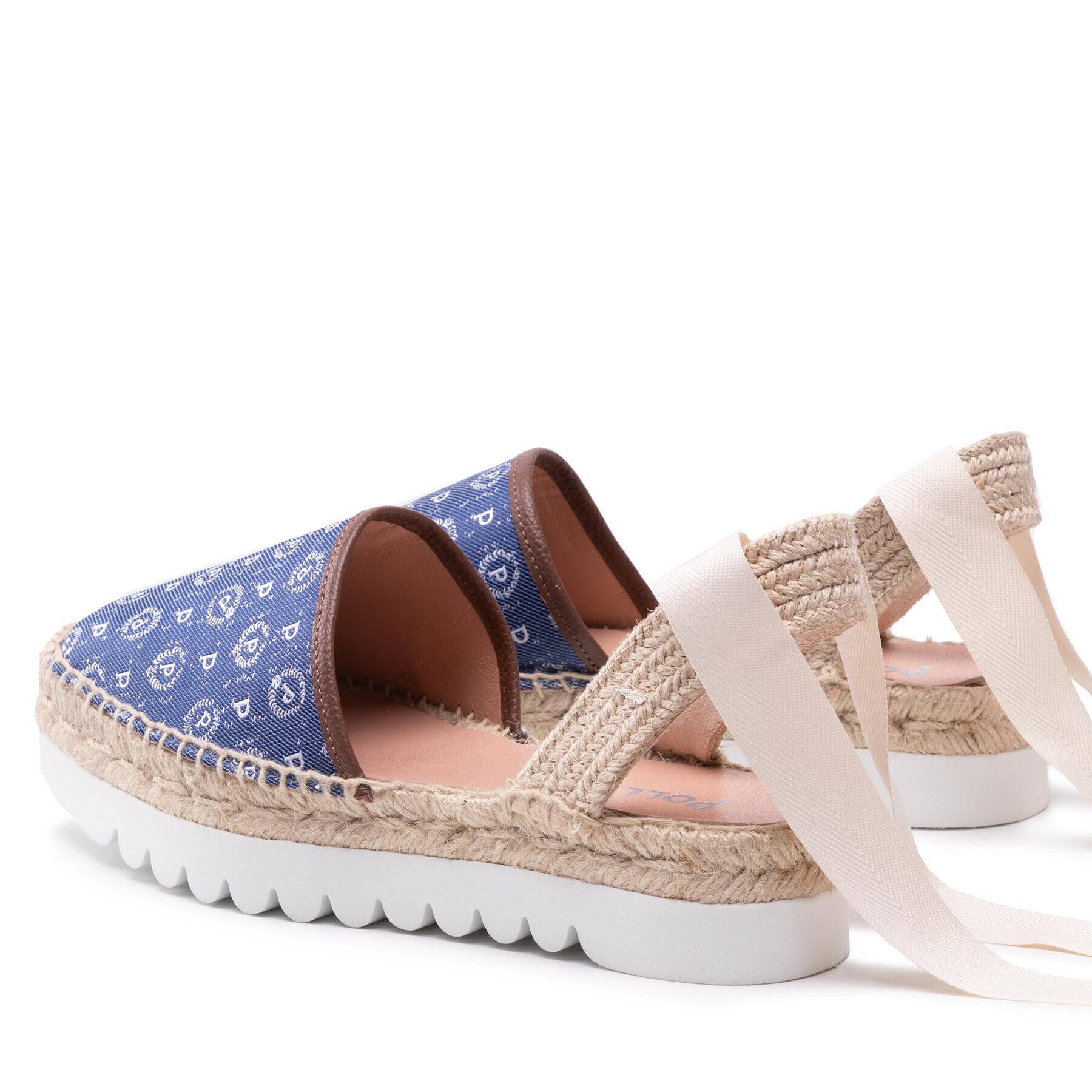 Pollini Espadrilky TA10134G0EQ6D70A Tmavomodrá - Pepit.cz