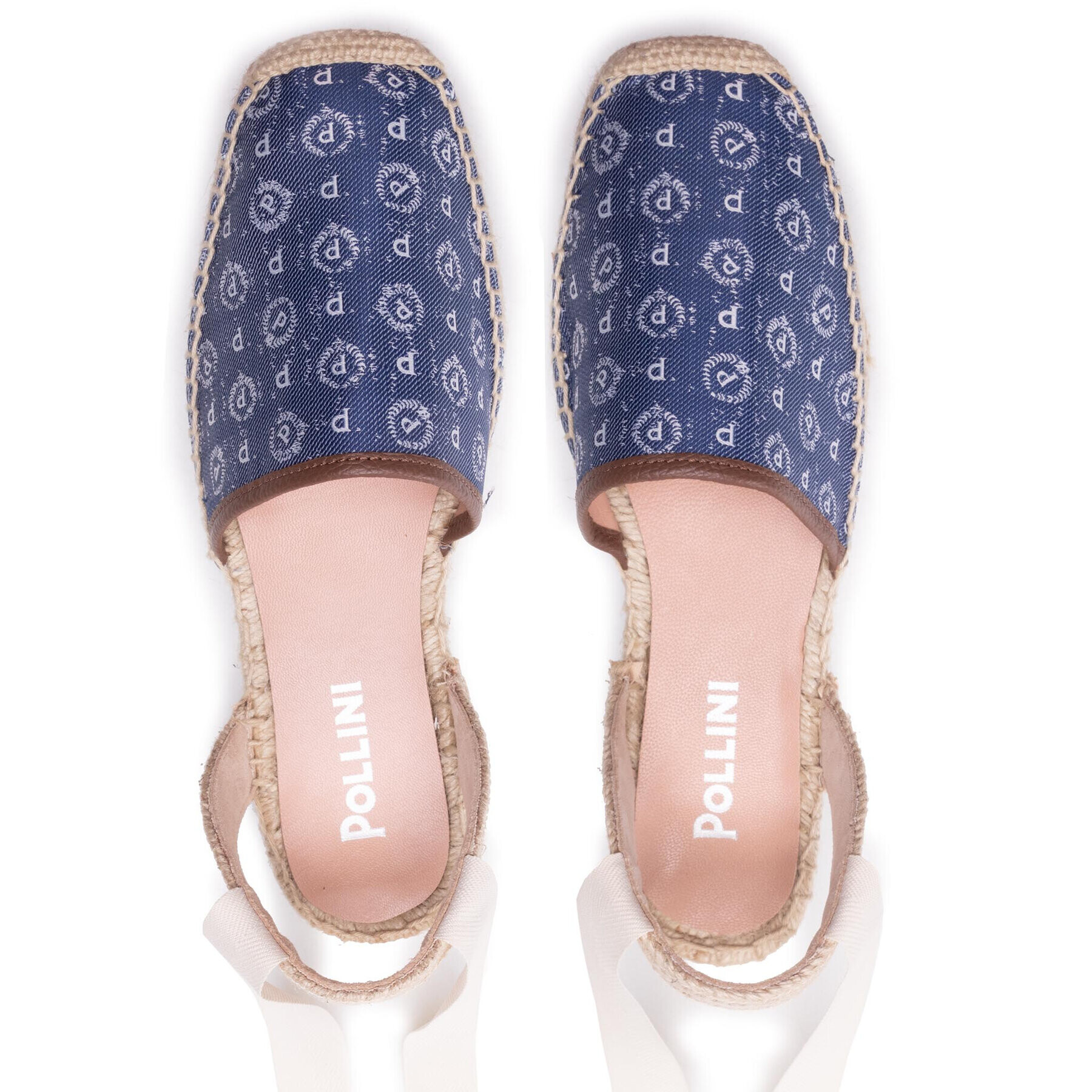 Pollini Espadrilky TA10134G0EQ6D70A Tmavomodrá - Pepit.cz