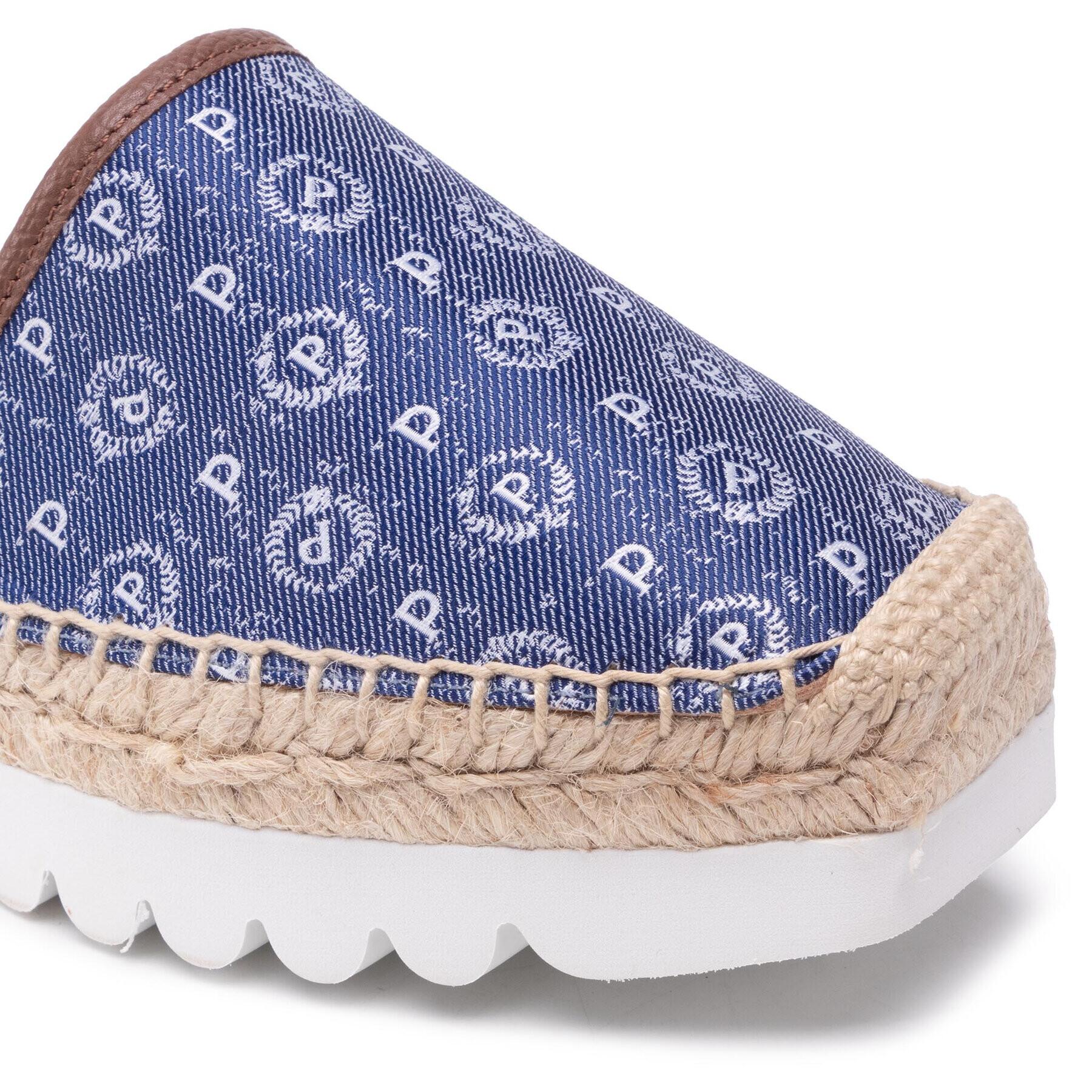 Pollini Espadrilky TA10134G0EQ6D70A Tmavomodrá - Pepit.cz