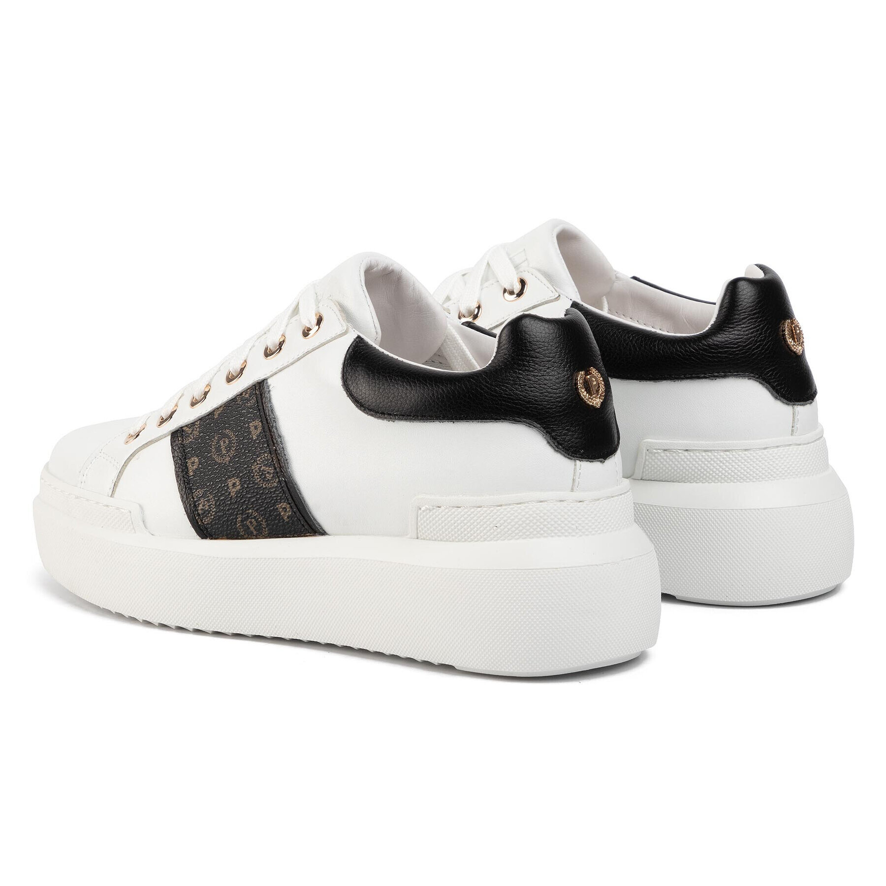 Pollini Sneakersy TA15034G07Q1A00A Bílá - Pepit.cz