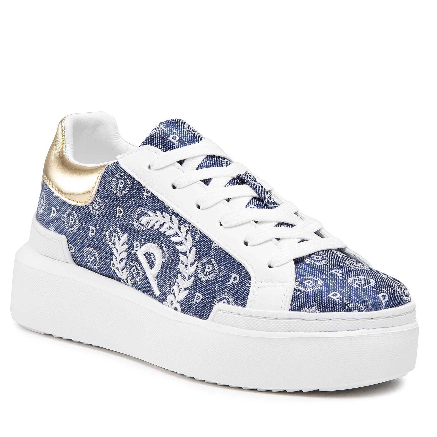 Pollini Sneakersy TA15234G0EQ6F70A Tmavomodrá - Pepit.cz