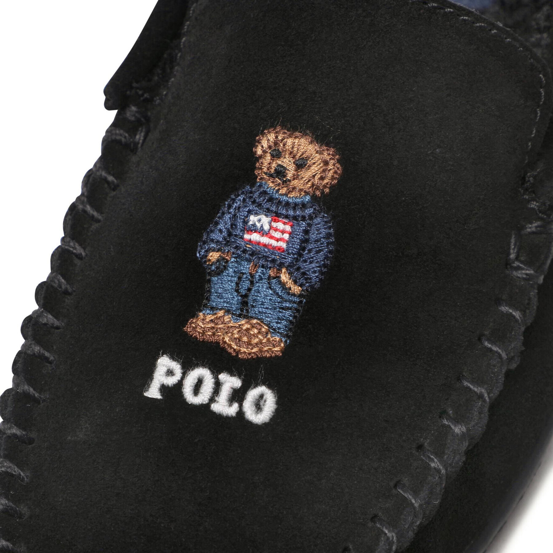 Polo Ralph Lauren Bačkory Collins Bear RF103884 Černá - Pepit.cz