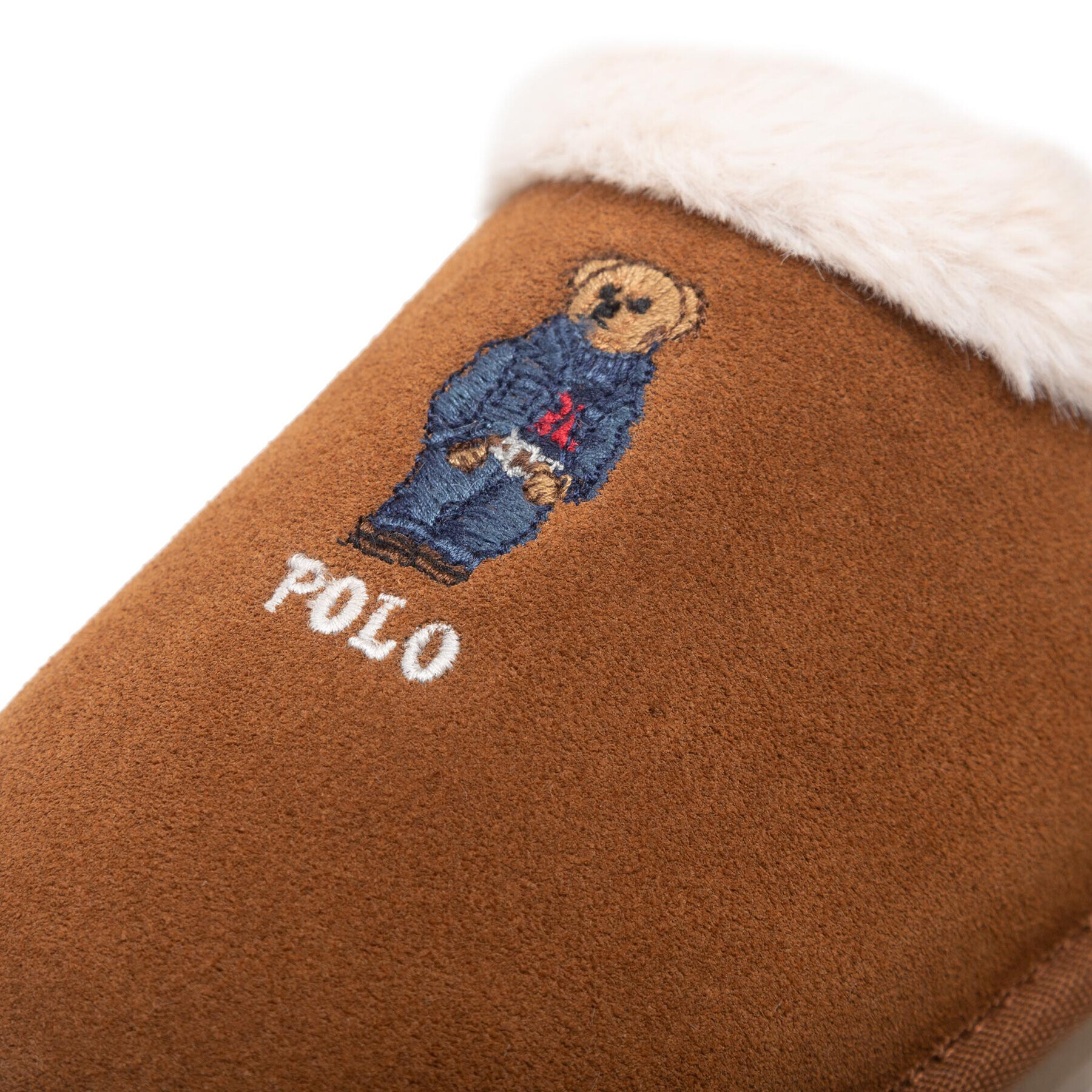 Polo Ralph Lauren Bačkory Kayleigh Scuff Bear RF103881 Hnědá - Pepit.cz