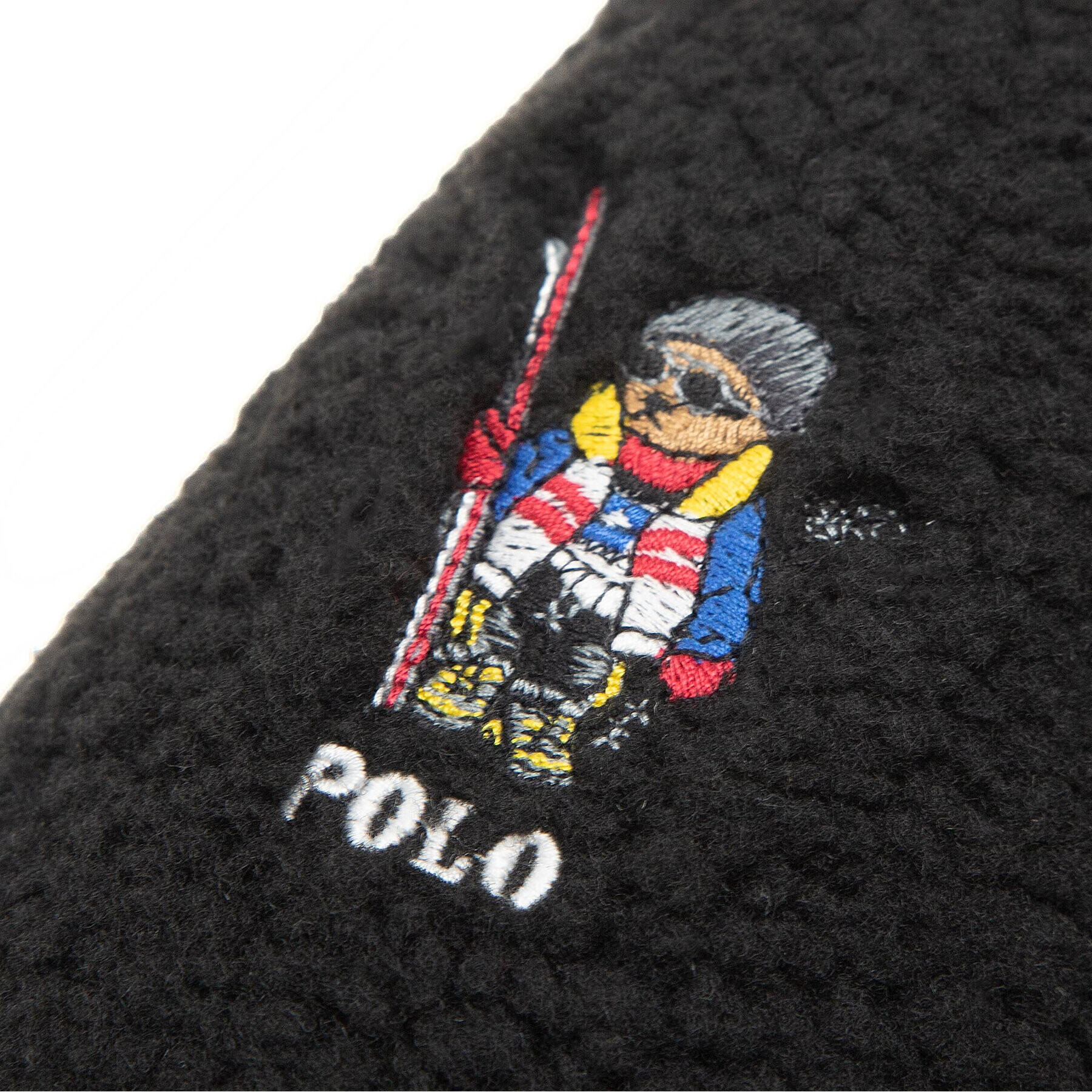 Polo Ralph Lauren Bačkory Kayleigh Scuff II Bear RF103880 Černá - Pepit.cz