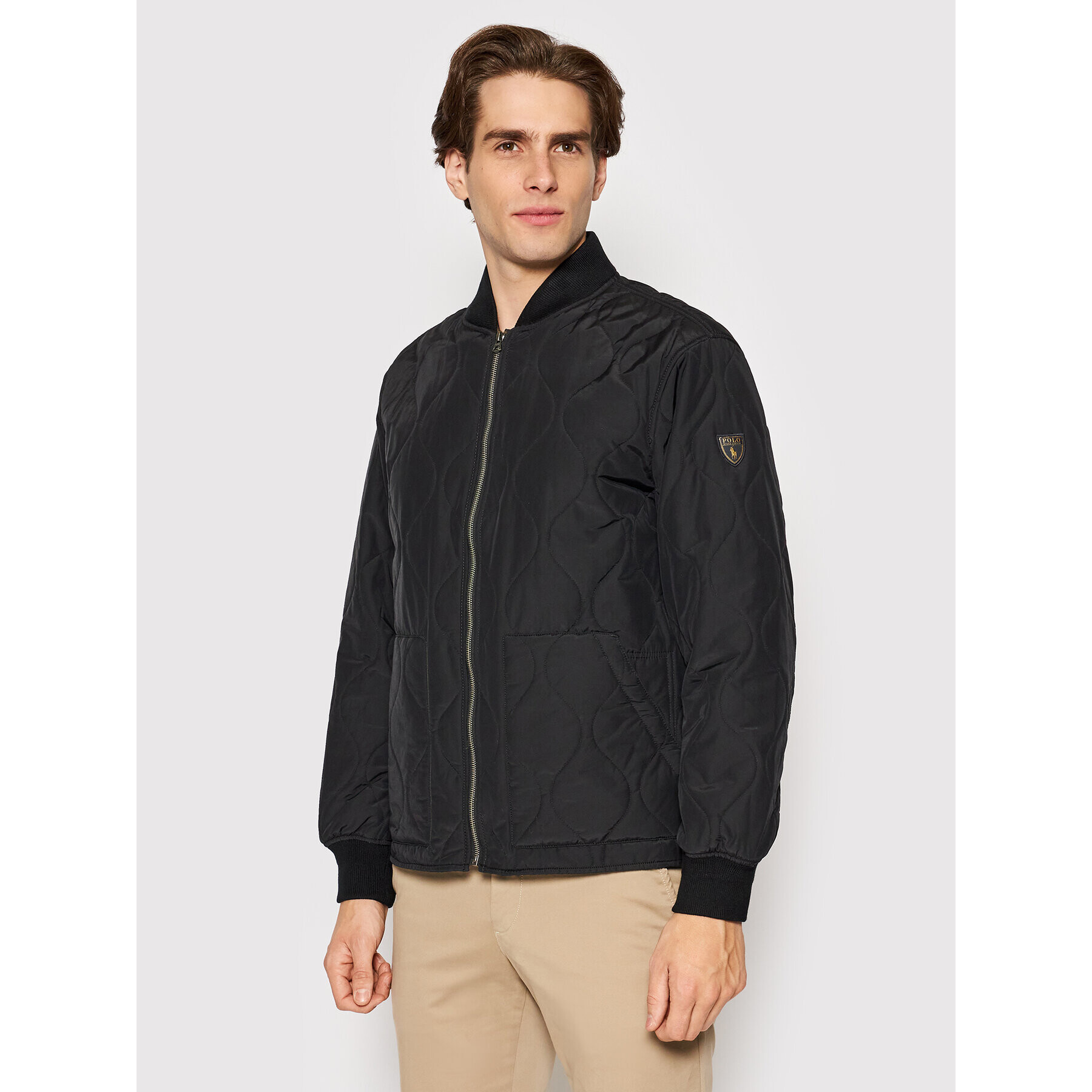 Polo Ralph Lauren Bunda bomber 710857267001 Černá Regular Fit - Pepit.cz