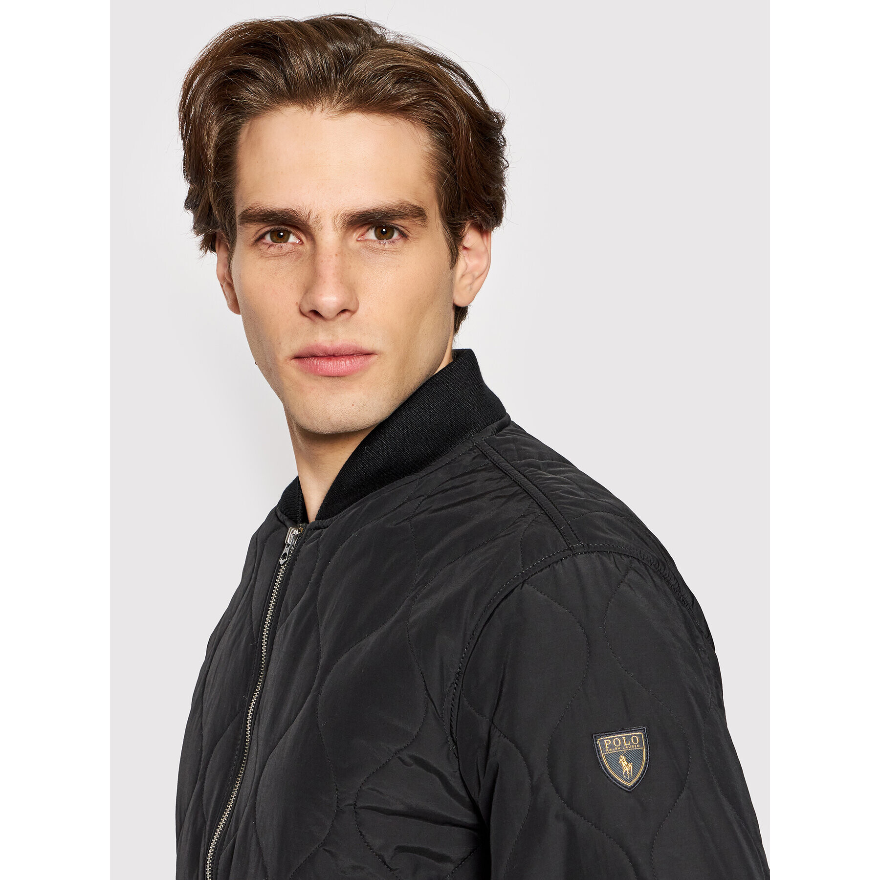 Polo Ralph Lauren Bunda bomber 710857267001 Černá Regular Fit - Pepit.cz