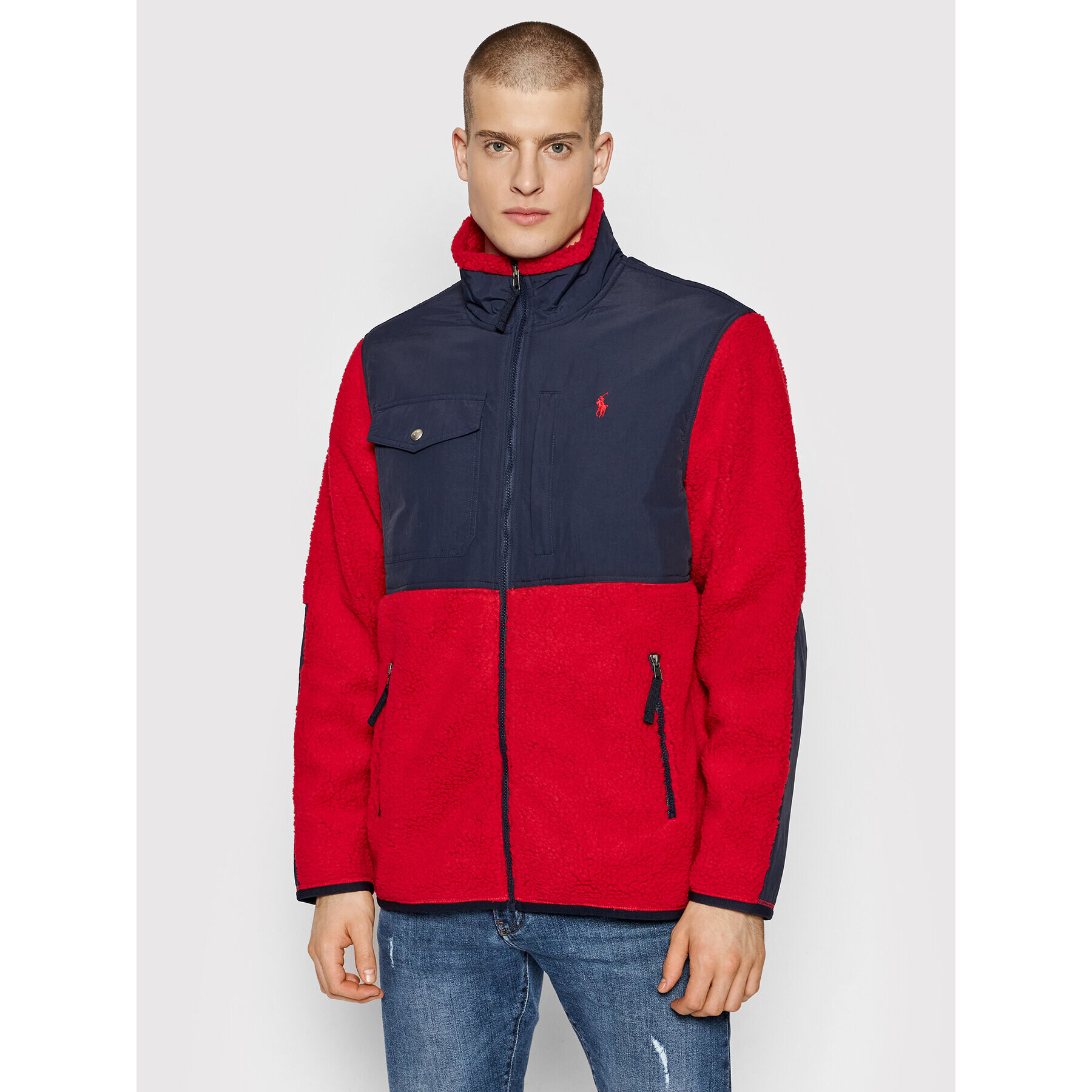 Polo Ralph Lauren Bunda pro přechodné období 710850412004 Červená Regular Fit - Pepit.cz