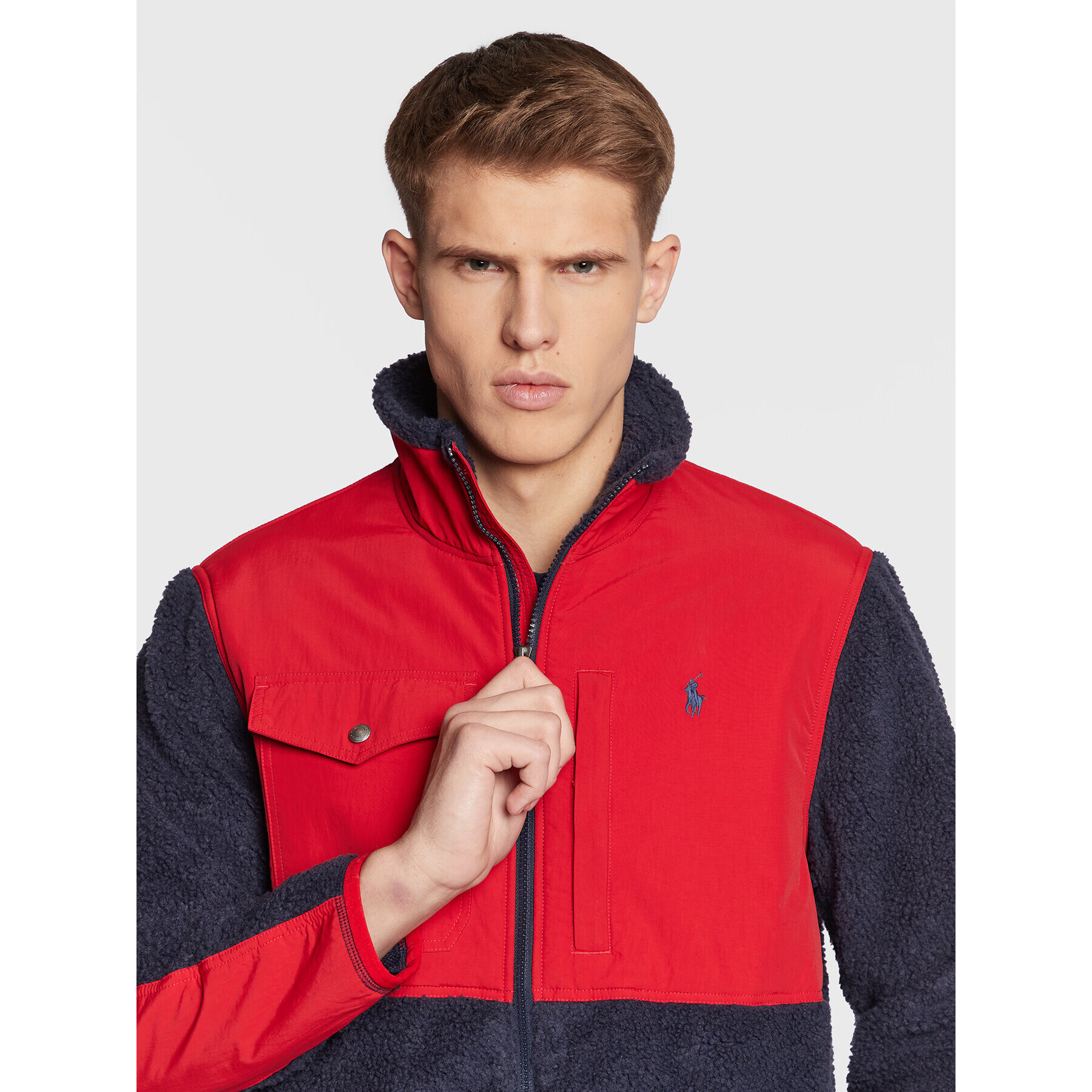 Polo Ralph Lauren Bunda pro přechodné období 710850412014 Tmavomodrá Regular Fit - Pepit.cz