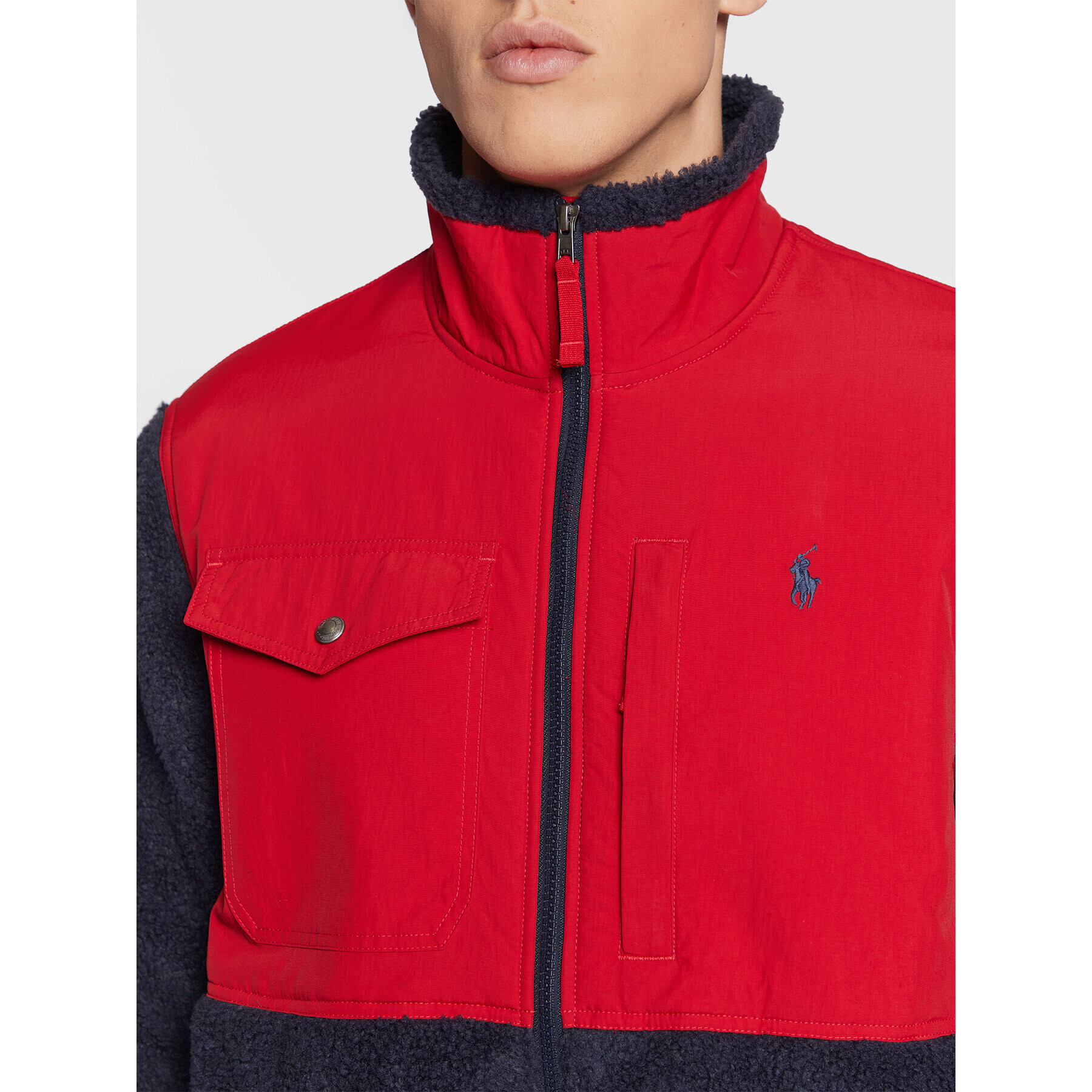 Polo Ralph Lauren Bunda pro přechodné období 710850412014 Tmavomodrá Regular Fit - Pepit.cz