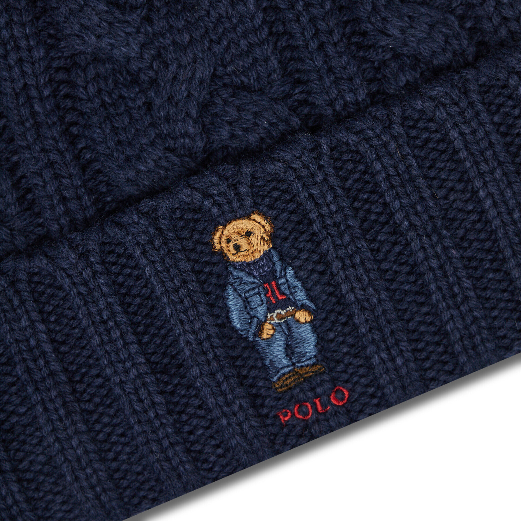 Polo Ralph Lauren Čepice Recycled Bear Benie 449853939004 Tmavomodrá - Pepit.cz