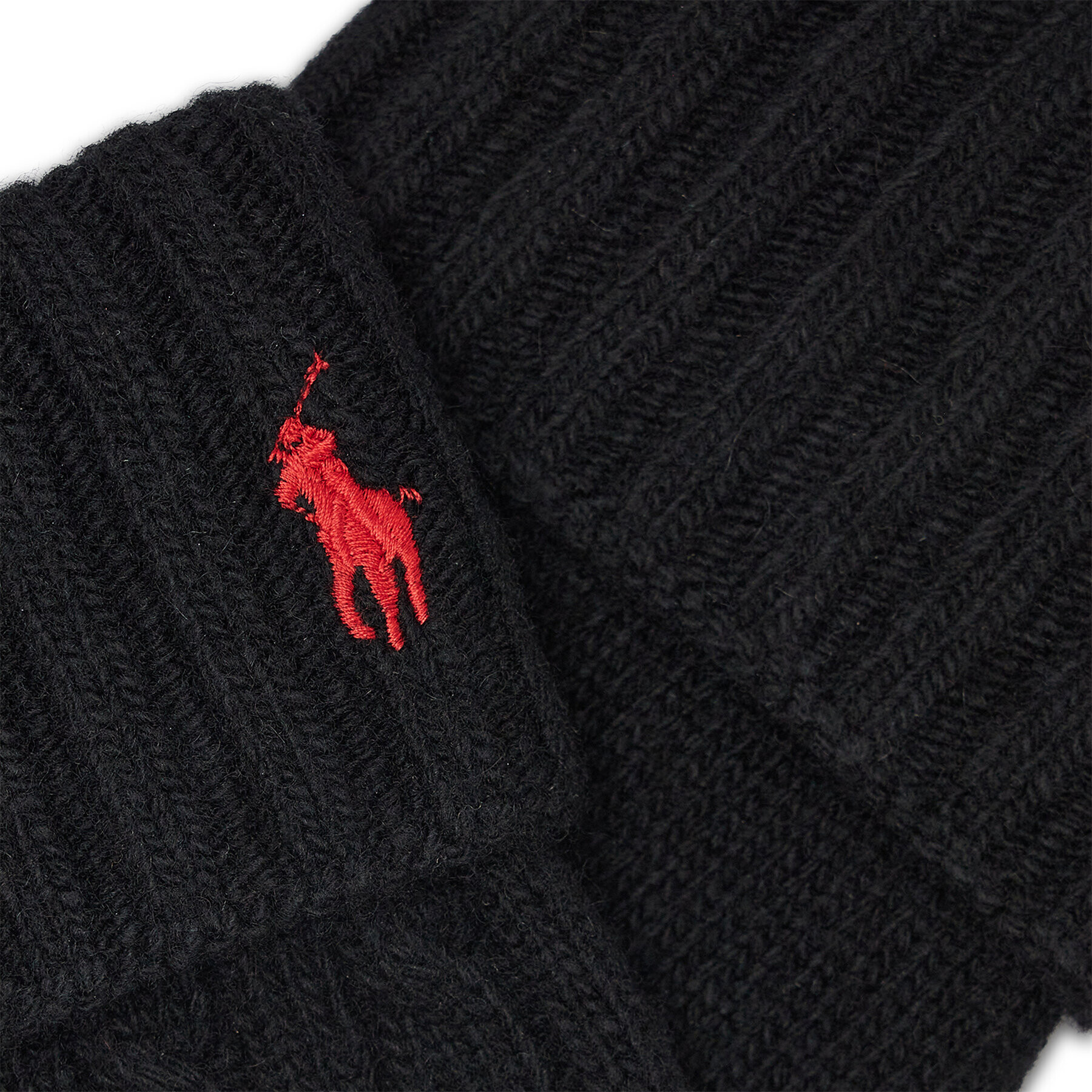 Polo Ralph Lauren Dámské rukavice 449891268001 Černá - Pepit.cz