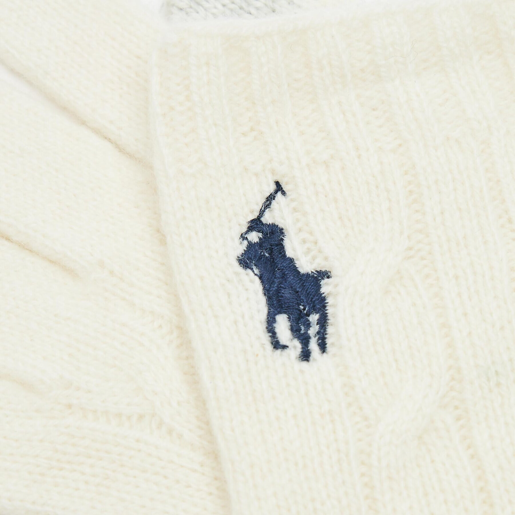 Polo Ralph Lauren Dámské rukavice 455907236003 Écru - Pepit.cz