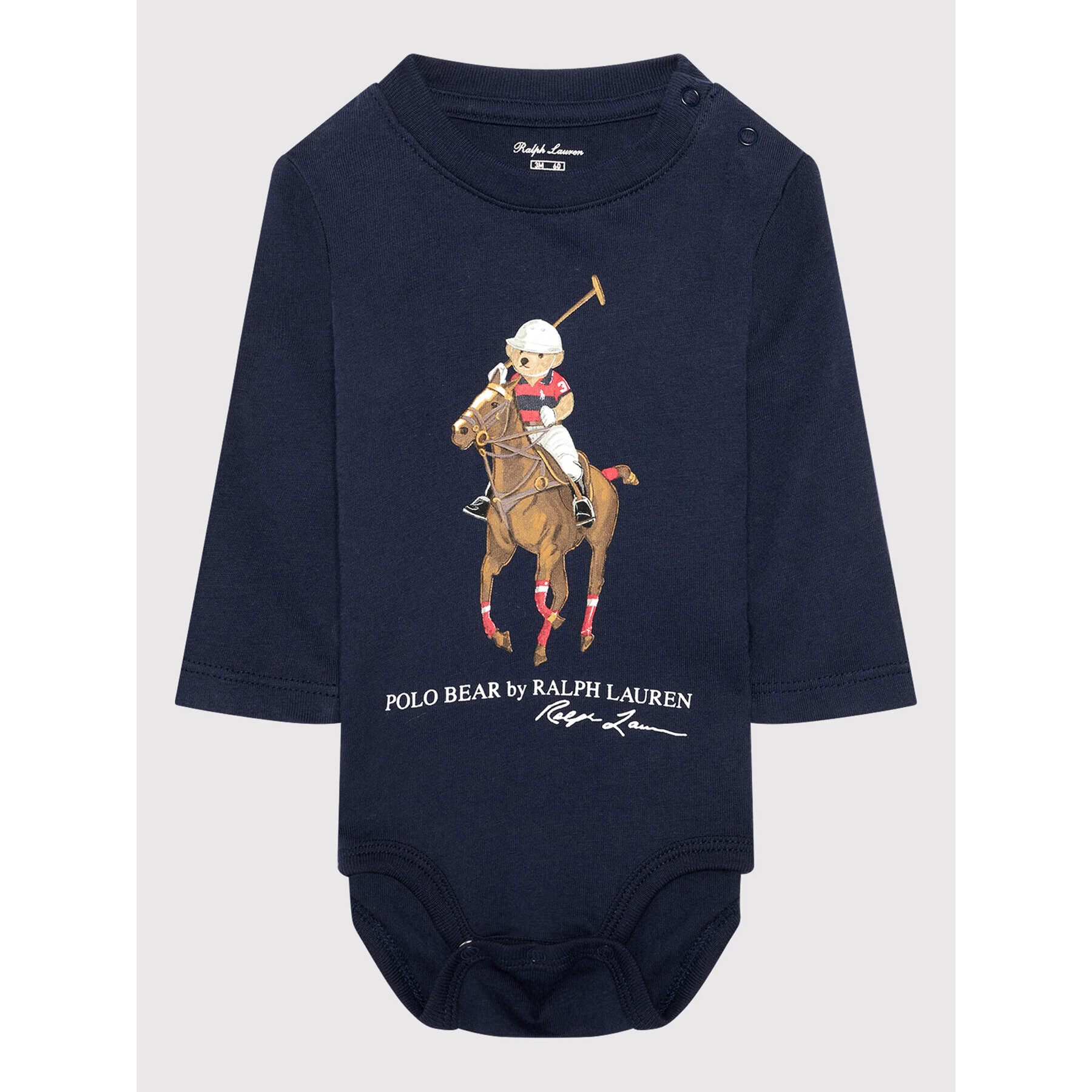 Polo Ralph Lauren Dětské body Lscnbdyst 320855354001 Tmavomodrá - Pepit.cz