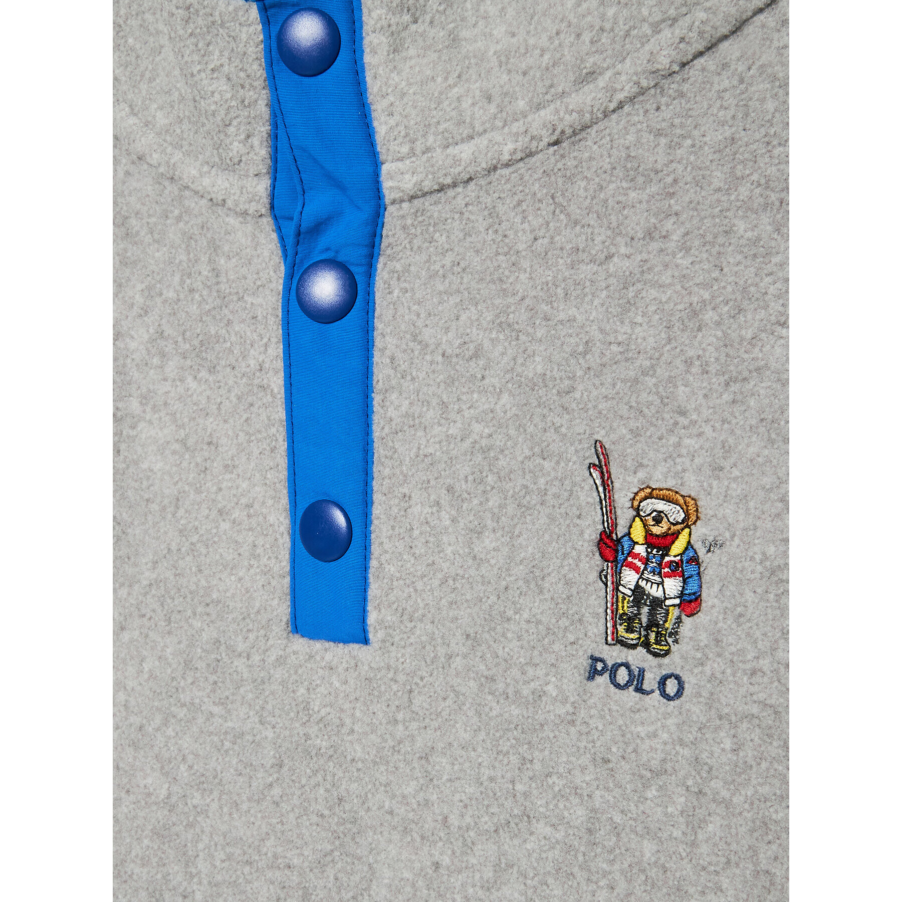 Polo Ralph Lauren Fleecová mikina 321853827002 Šedá Regular Fit - Pepit.cz