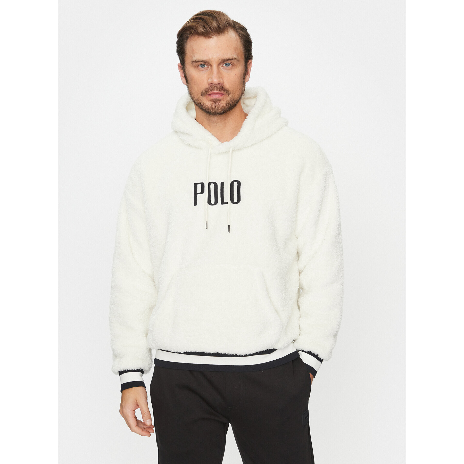 Polo Ralph Lauren Fleecová mikina 710920251001 Écru Regular Fit - Pepit.cz