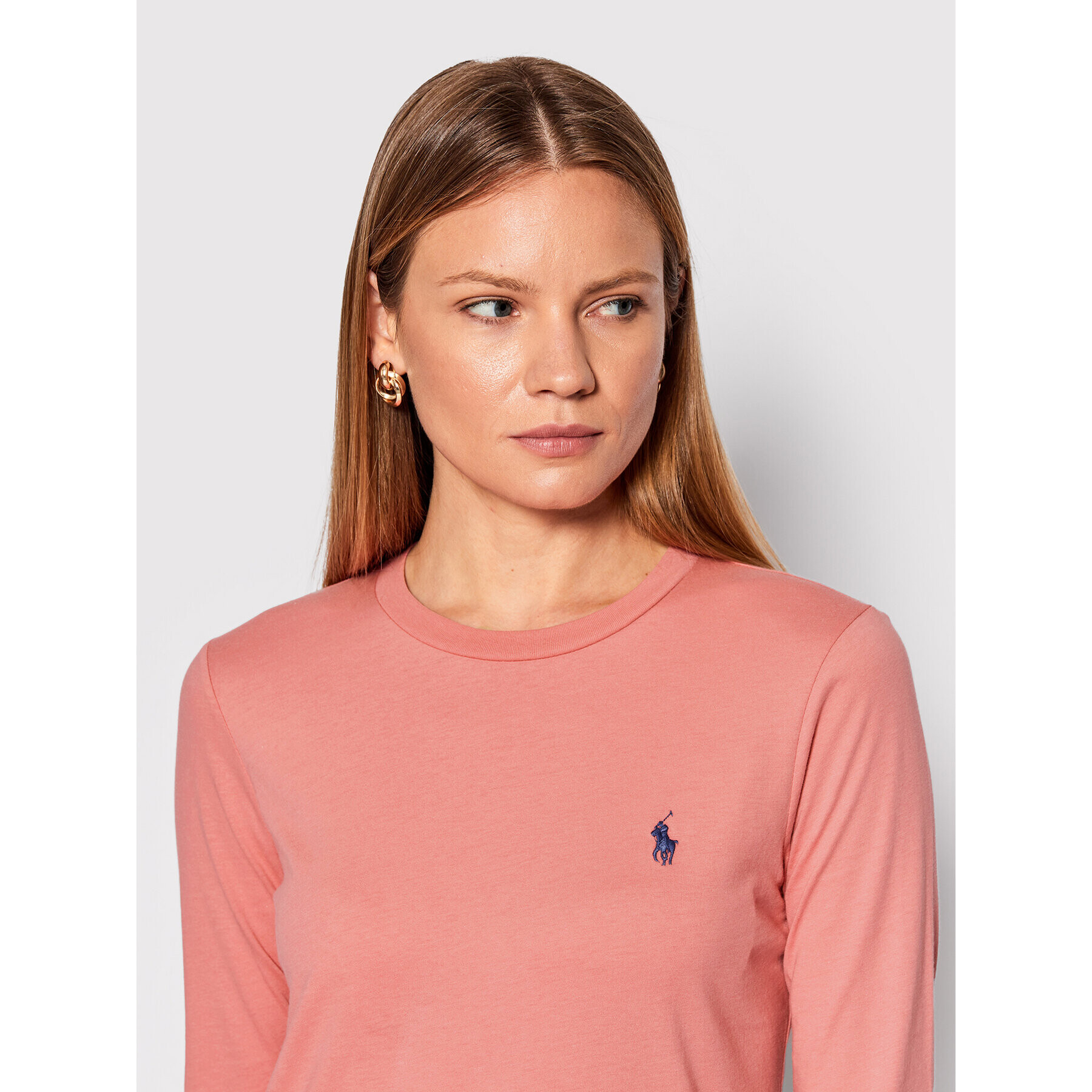 Polo Ralph Lauren Halenka 211847074015 Růžová Regular Fit - Pepit.cz