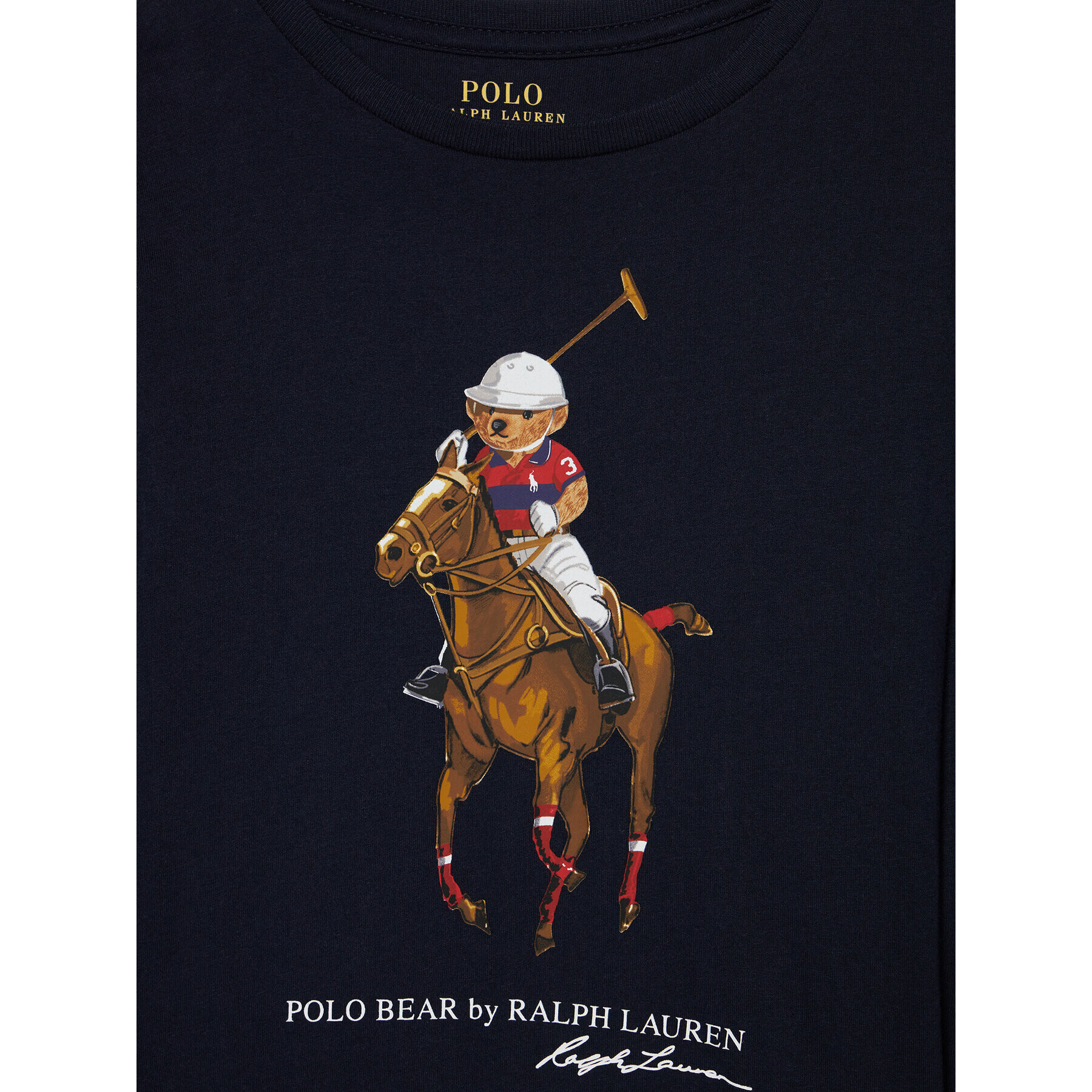 Polo Ralph Lauren Halenka Bear 311854217001 Tmavomodrá Regular Fit - Pepit.cz