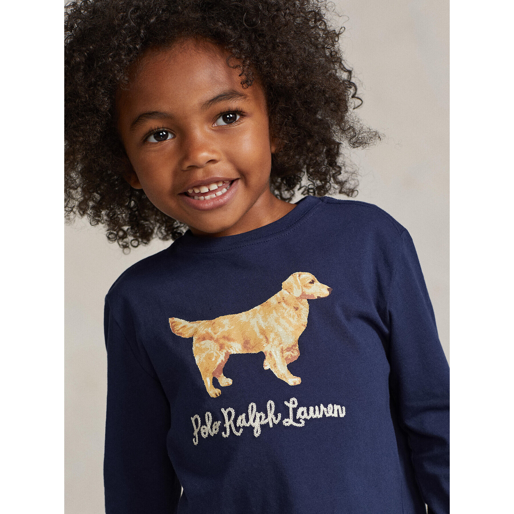 Polo Ralph Lauren Halenka Ls Dog Tee 312916817001 Tmavomodrá Regular Fit - Pepit.cz