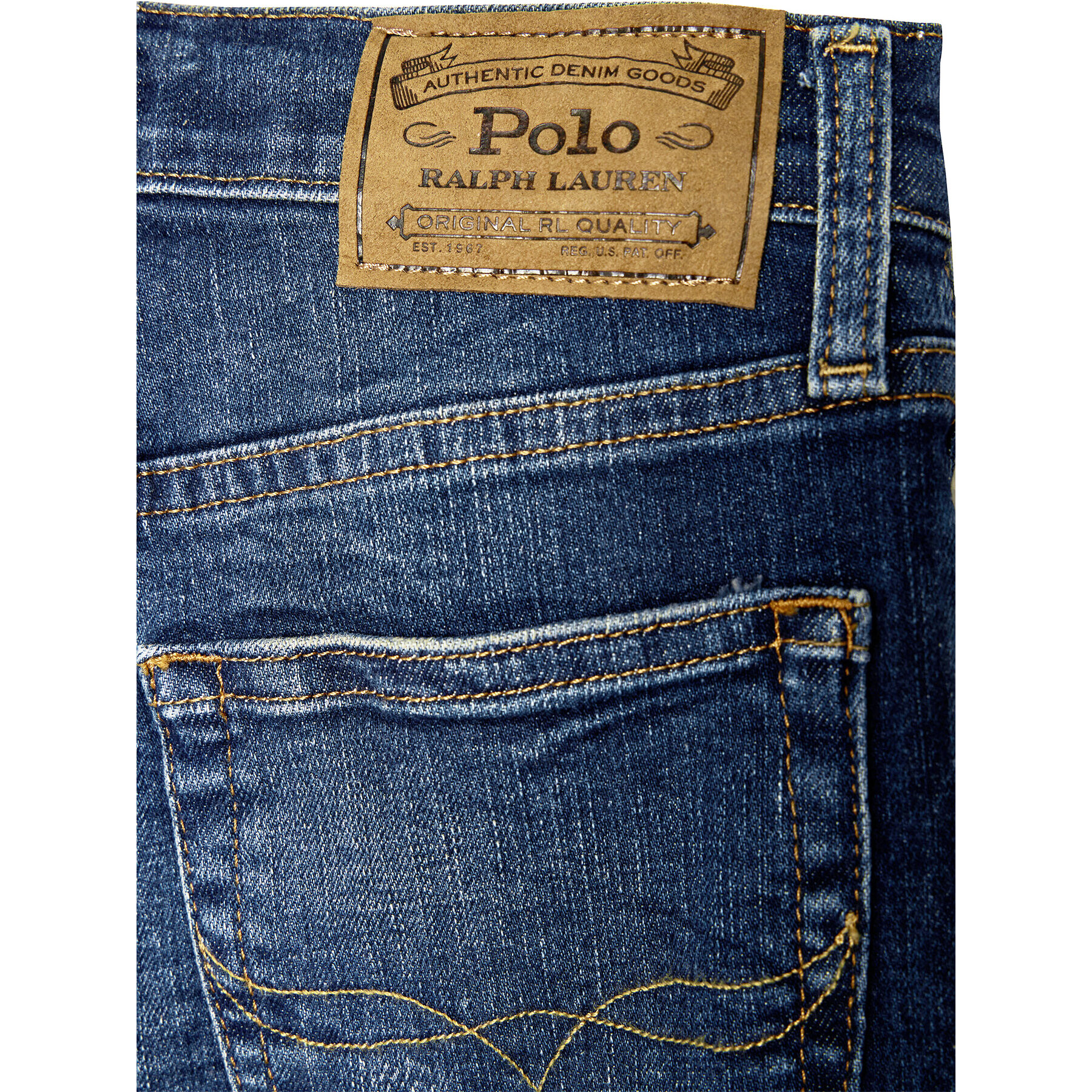 Polo Ralph Lauren Jeansy 323784322 Tmavomodrá Slim Fit - Pepit.cz