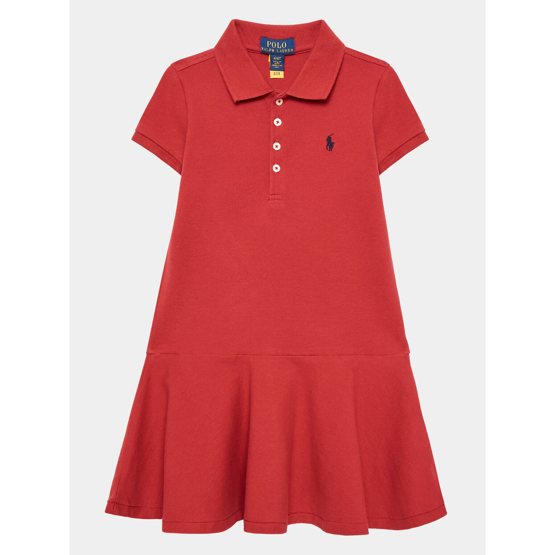 Polo Ralph Lauren Každodenní šaty 311698754074 Červená Regular Fit - Pepit.cz