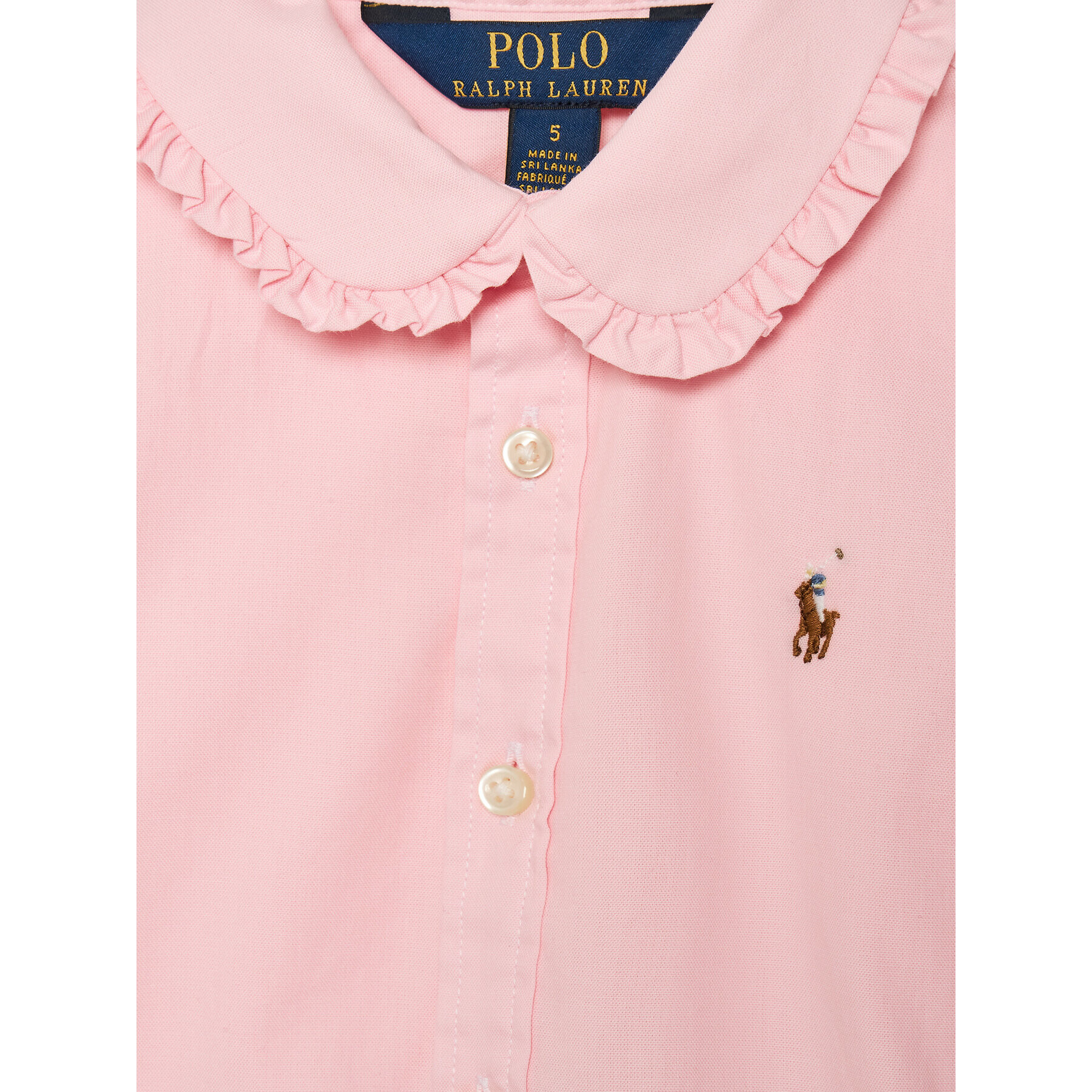 Polo Ralph Lauren Každodenní šaty 311874305001 Růžová Regular Fit - Pepit.cz