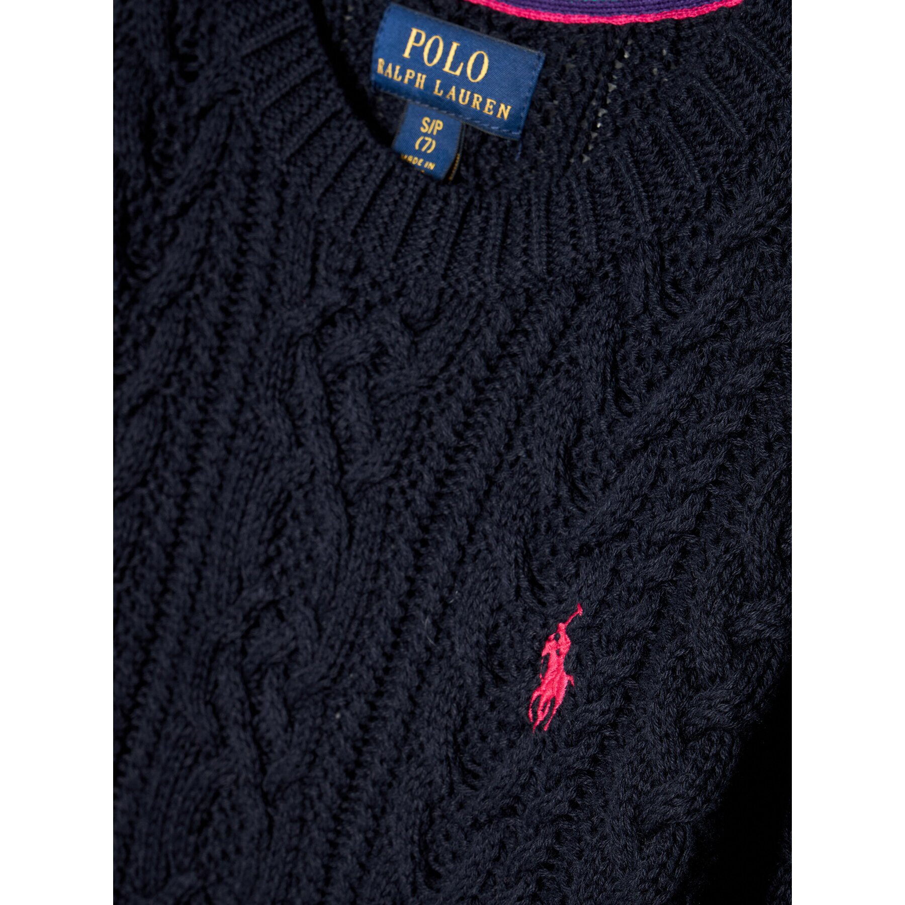 Polo Ralph Lauren Každodenní šaty Aran 312850504002 Tmavomodrá Regular Fit - Pepit.cz