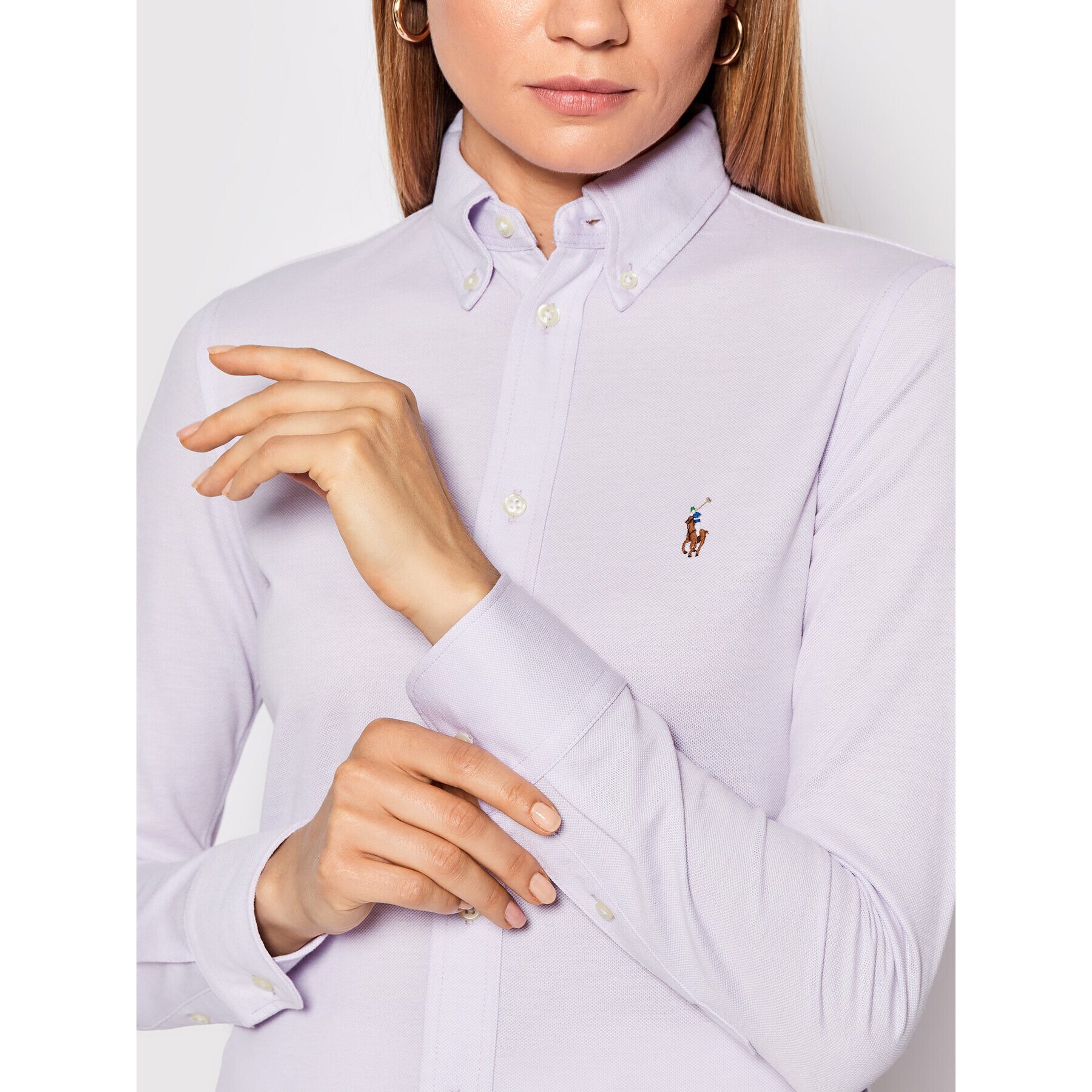 Polo Ralph Lauren Košile 211664427035 Fialová Regular Fit - Pepit.cz