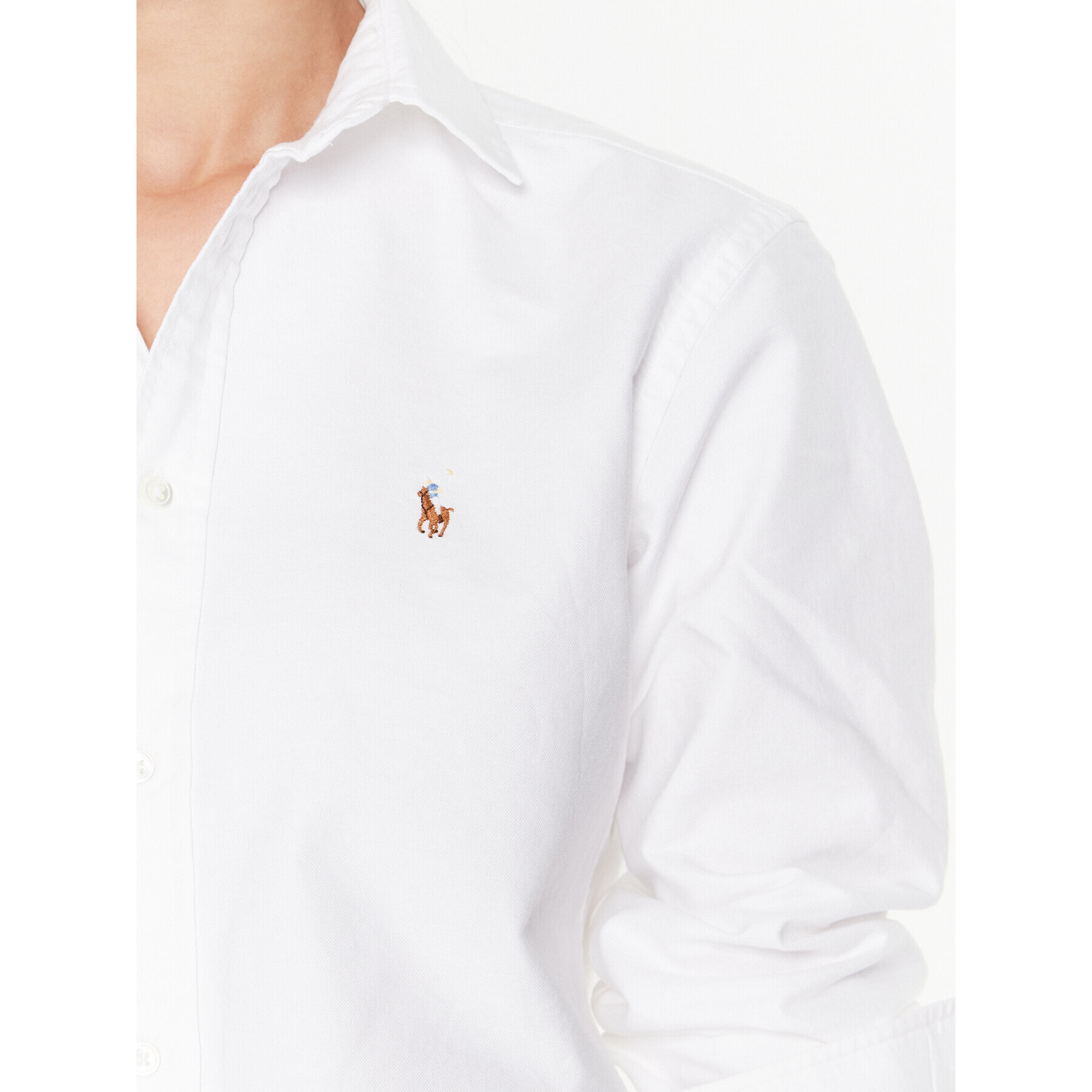 Polo Ralph Lauren Košile 211891377003 Bílá Regular Fit - Pepit.cz