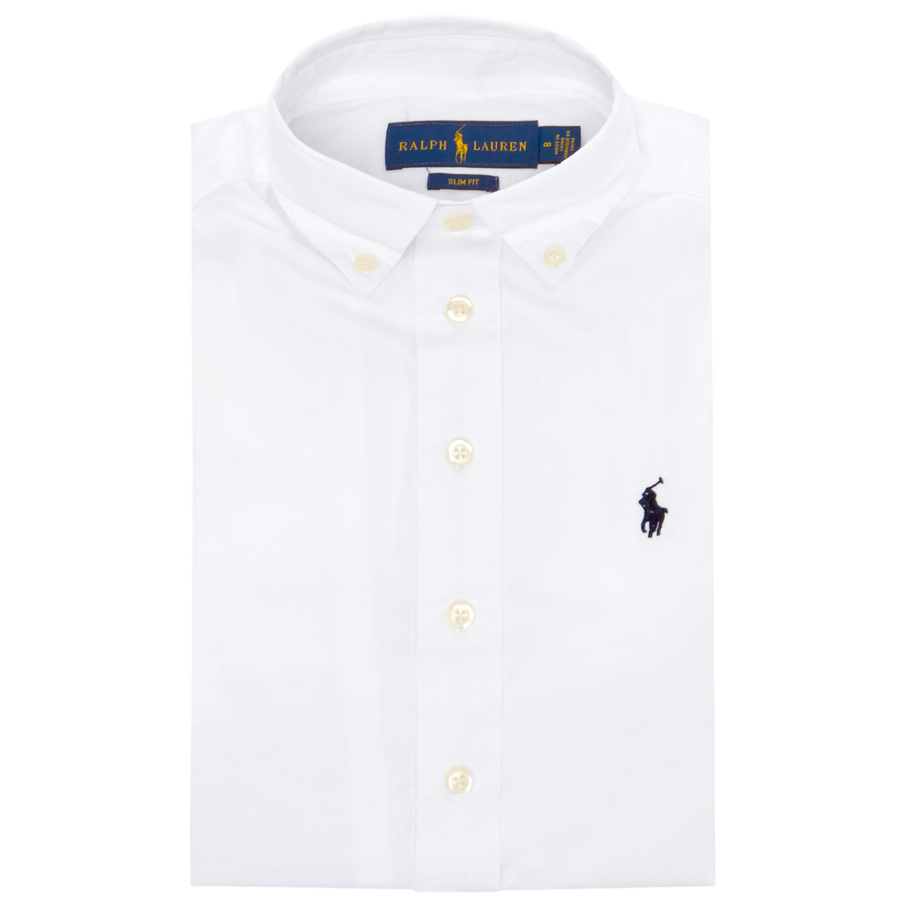 Polo Ralph Lauren Košile 323819238001 Bílá Slim Fit - Pepit.cz