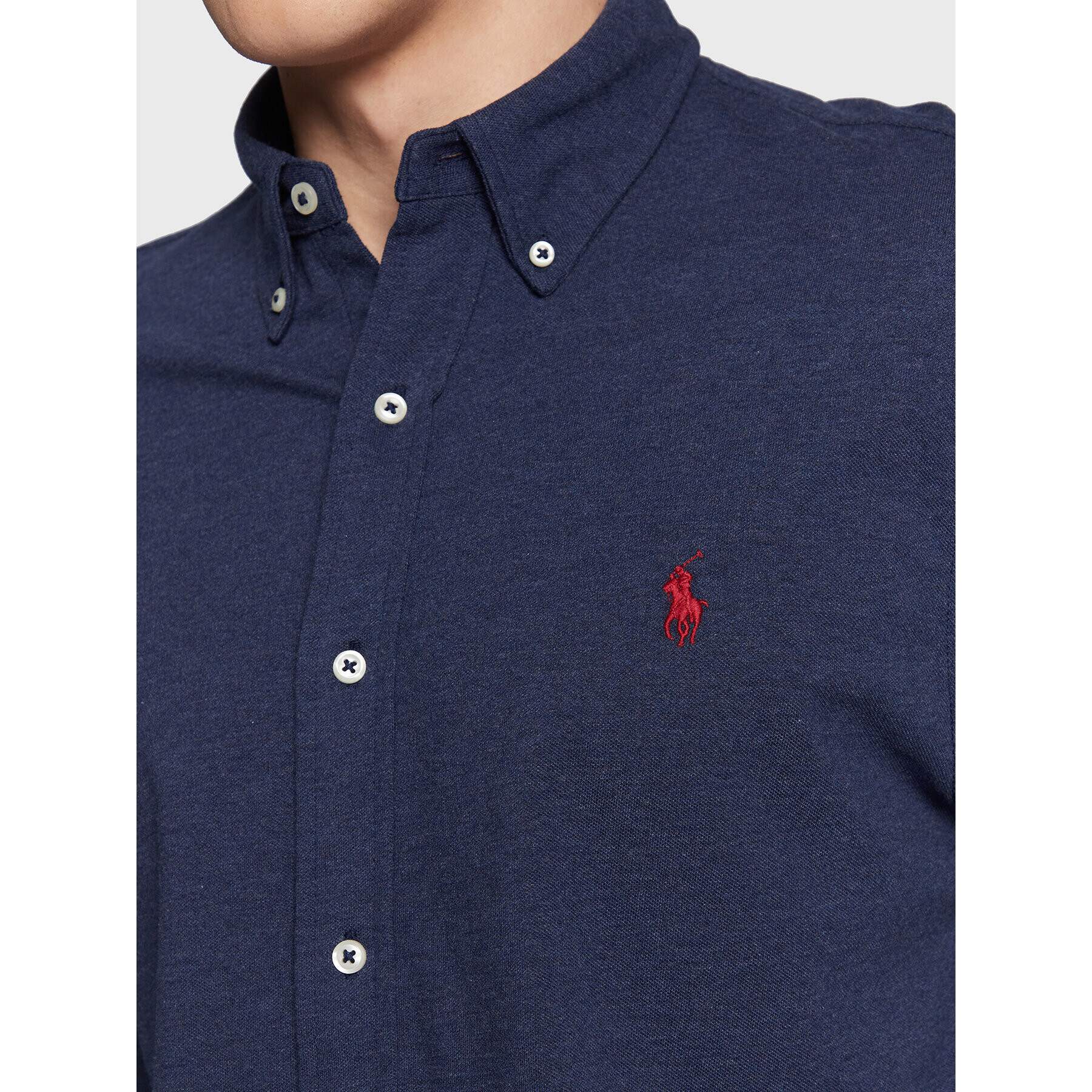 Polo Ralph Lauren Košile 710654408081 Tmavomodrá Regular Fit - Pepit.cz