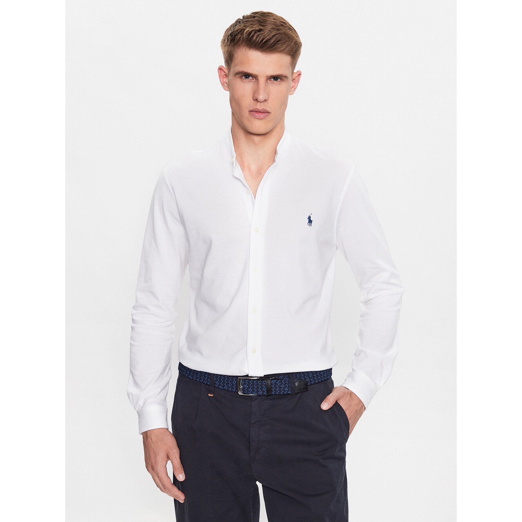 Polo Ralph Lauren Košile 710742468002 Bílá Regular Fit - Pepit.cz