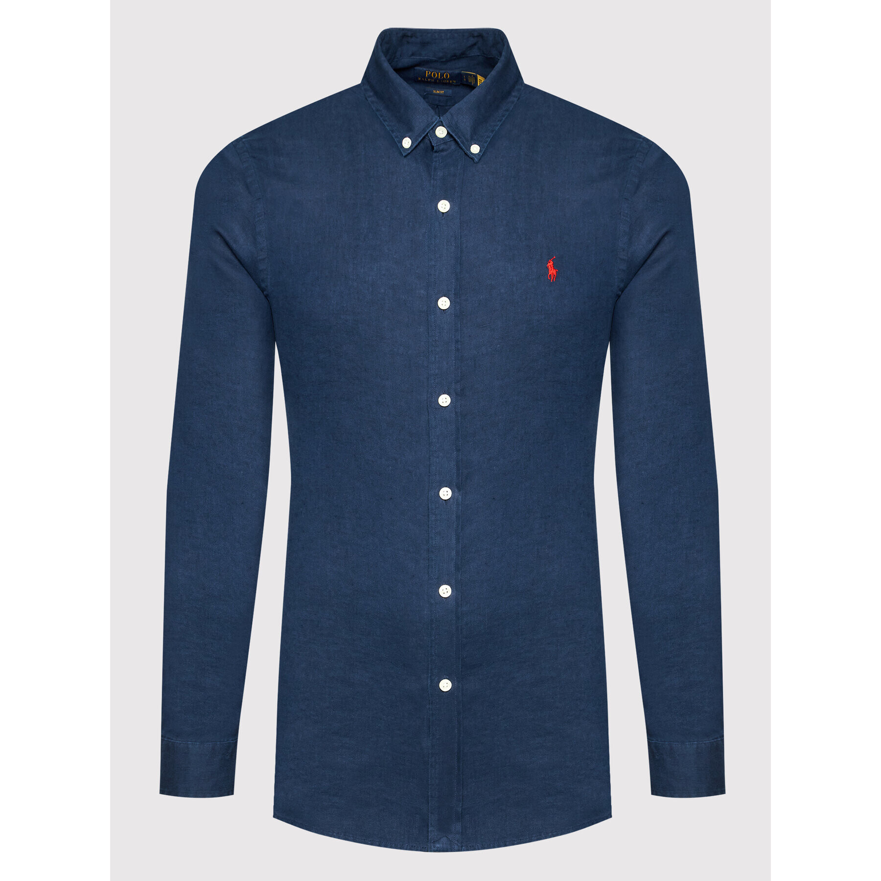 Polo Ralph Lauren Košile 710829443001 Tmavomodrá Slim Fit - Pepit.cz