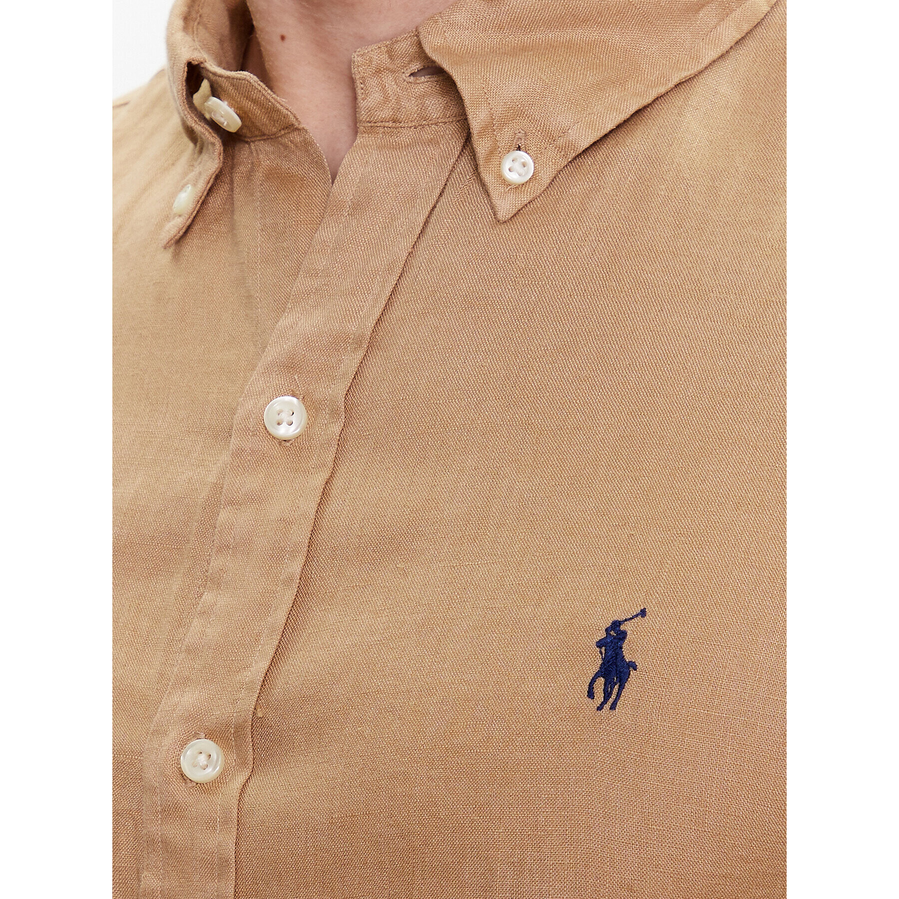 Polo Ralph Lauren Košile 710829443014 Béžová Slim Fit - Pepit.cz