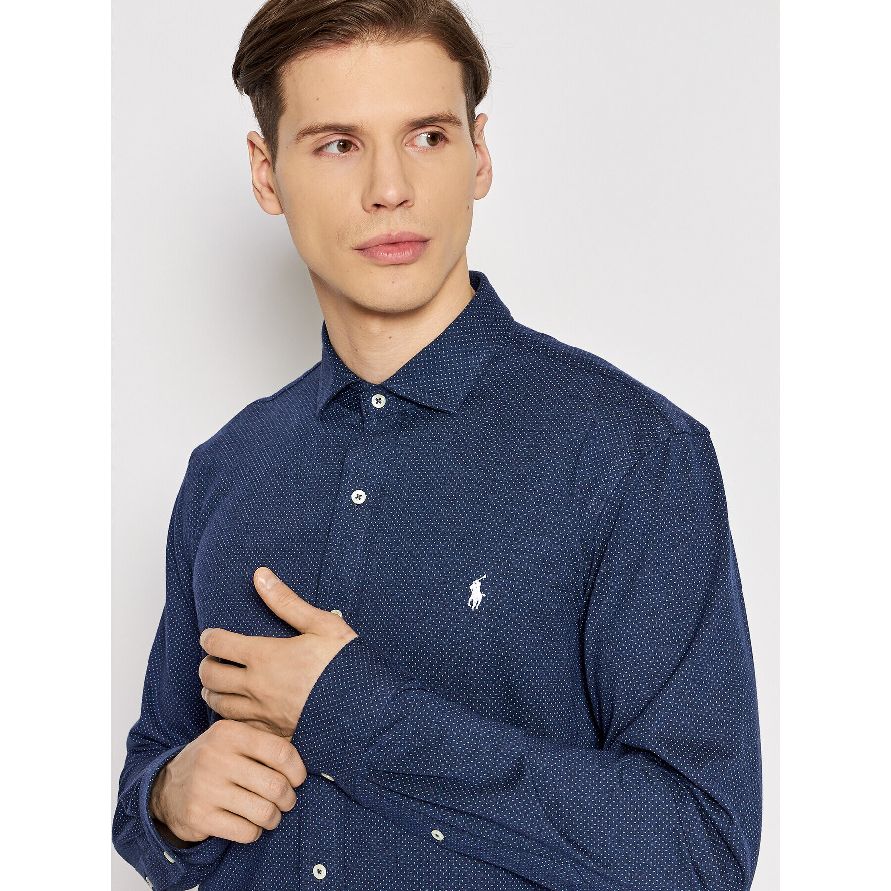 Polo Ralph Lauren Košile 710867110002 Tmavomodrá Regular Fit - Pepit.cz