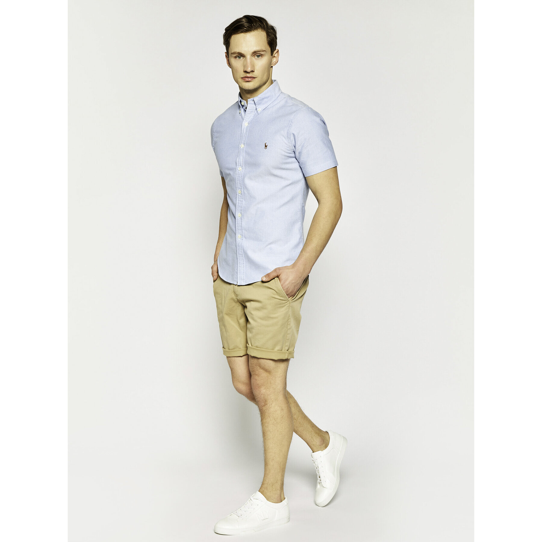 Polo Ralph Lauren Košile Classics 710787736 Modrá Slim Fit - Pepit.cz