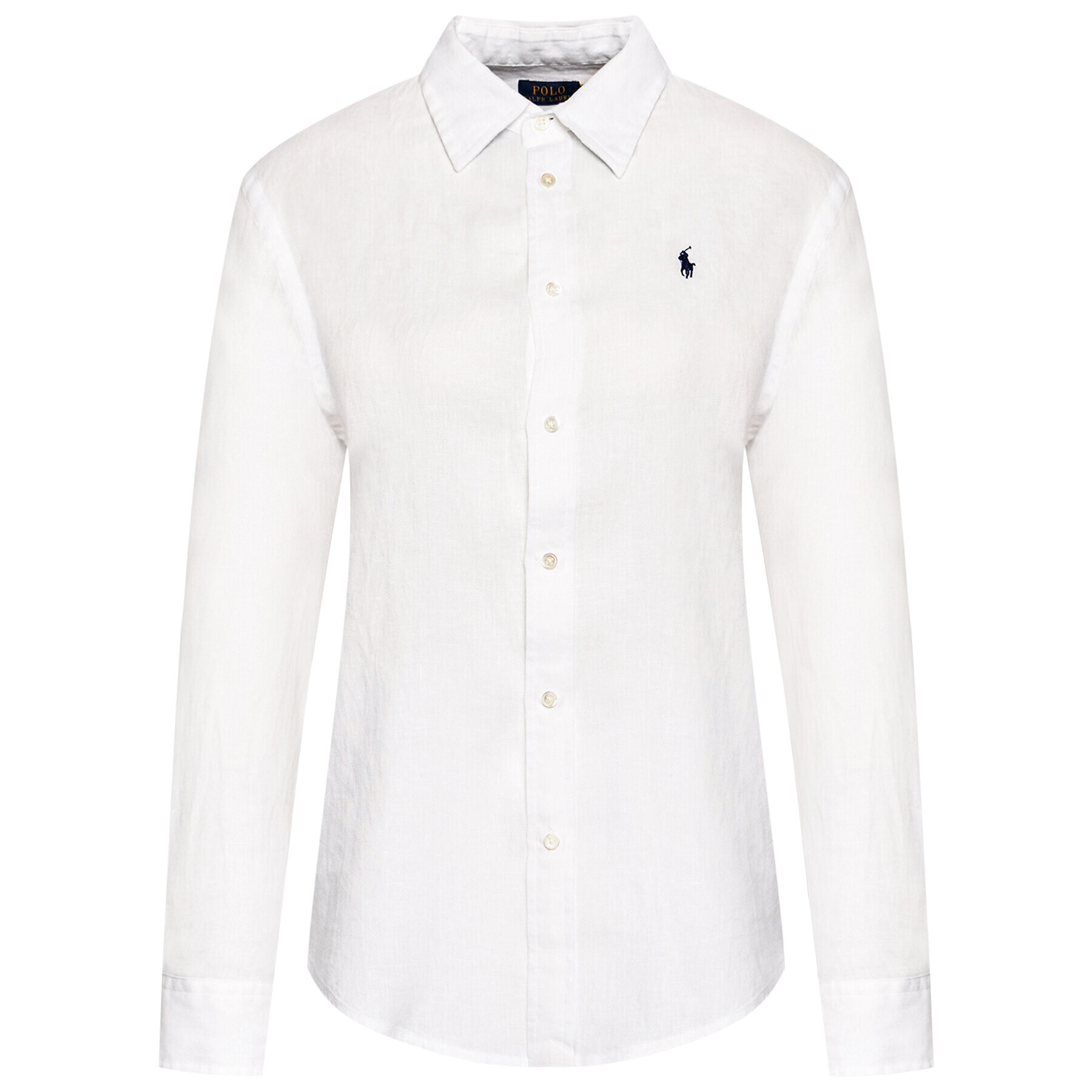 Polo Ralph Lauren Košile Lsl 211827658005 Bílá Relaxed Fit - Pepit.cz