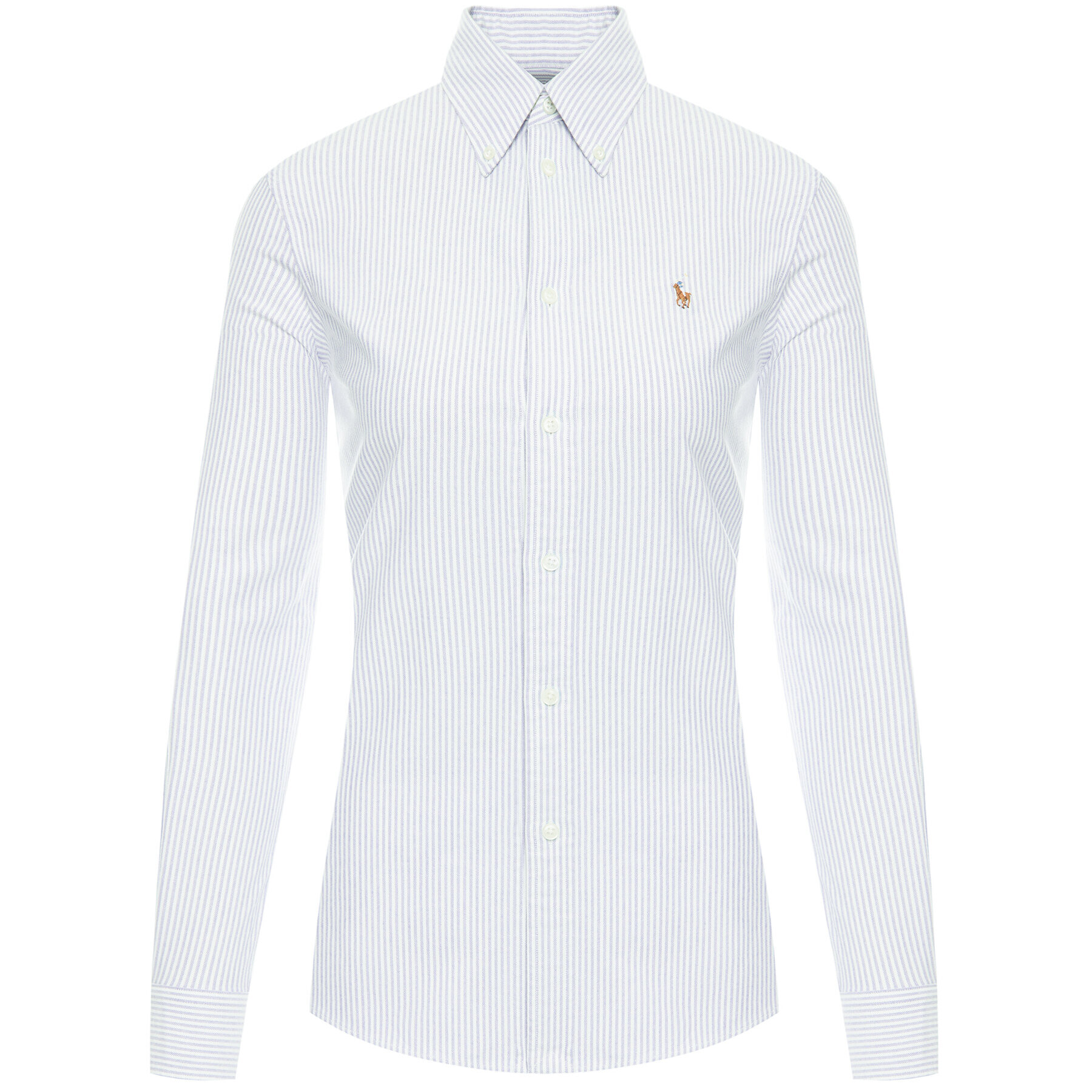 Polo Ralph Lauren Košile Washed Oxford 211743355 Modrá Slim Fit - Pepit.cz