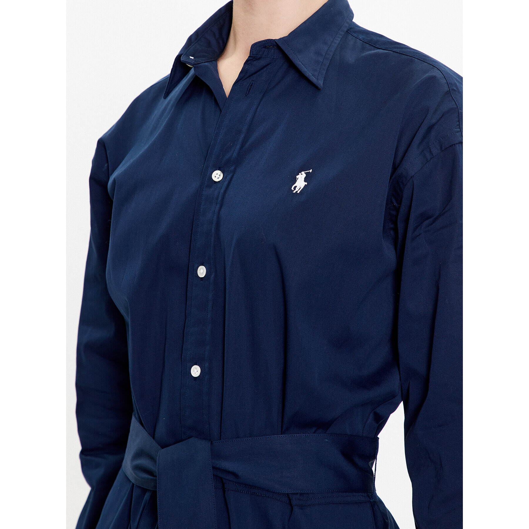 Polo Ralph Lauren Košilové šaty 211903189001 Tmavomodrá Regular Fit - Pepit.cz