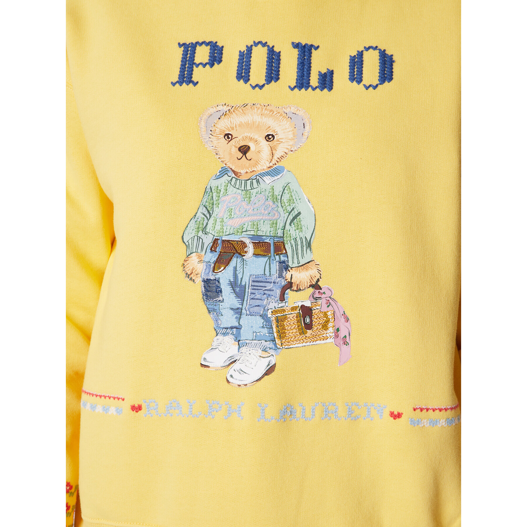 Polo Ralph Lauren Mikina 211872981 Žlutá Relaxed Fit - Pepit.cz