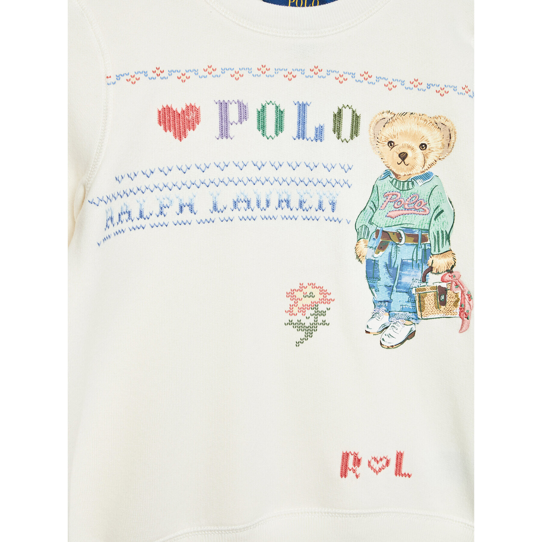 Polo Ralph Lauren Mikina 313869532001 Bílá Regular Fit - Pepit.cz