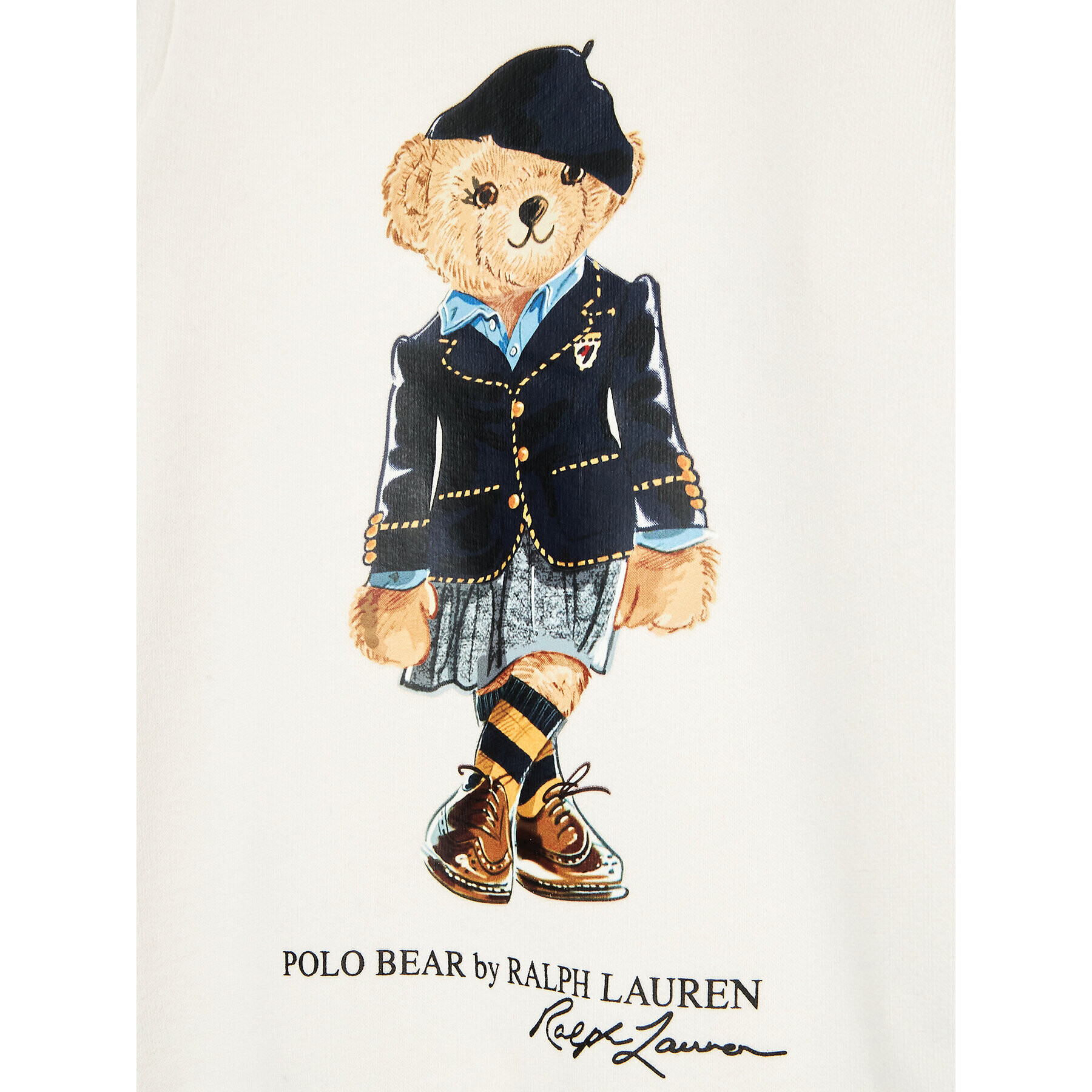 Polo Ralph Lauren Mikina 313877863001 Bílá Regular Fit - Pepit.cz